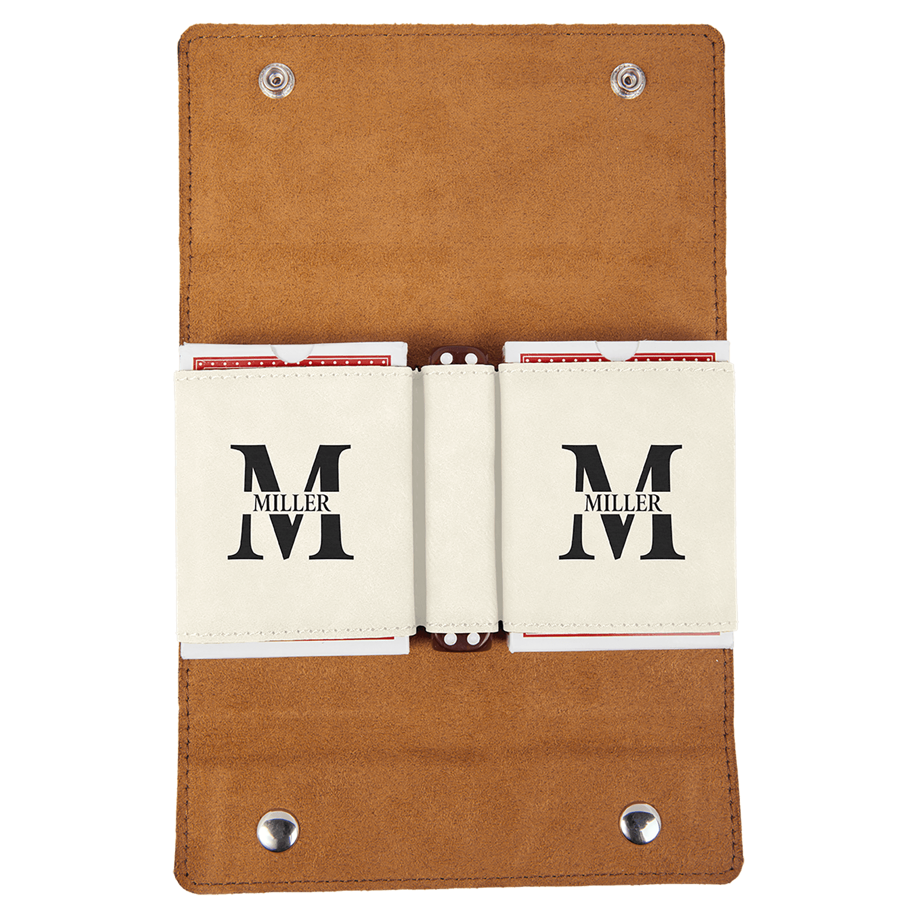 Laserable Leatherette Card & Dice Set 5