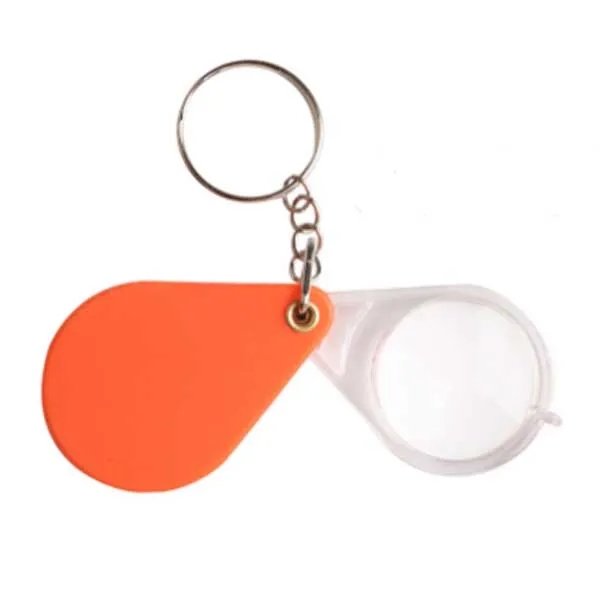 Folding Portable Pocket Reading Keychain10X Magnifier 5