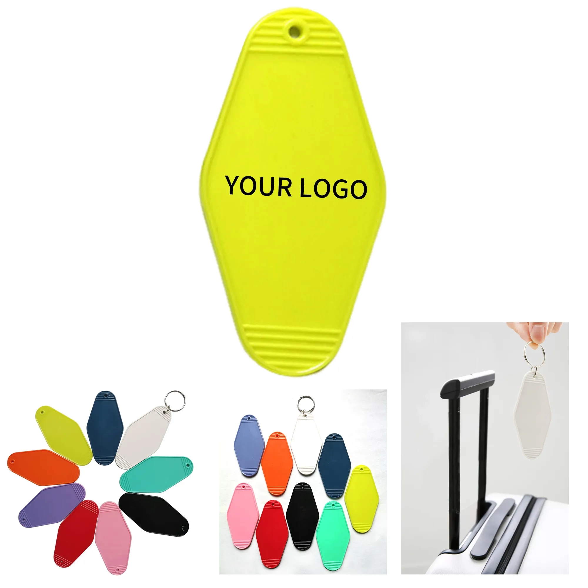Nostalgic Plastic Hotel Keychain 7