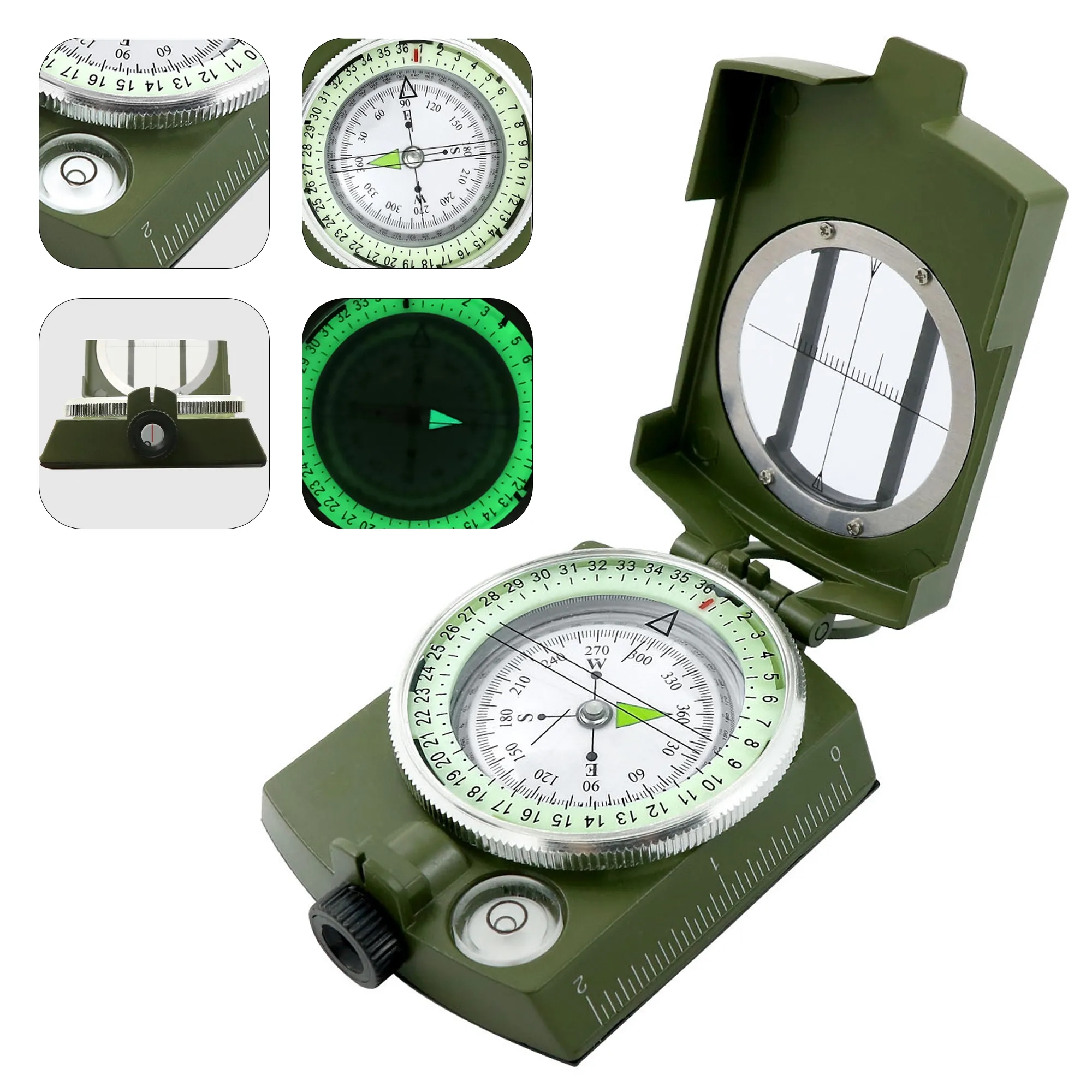 High Precision Survival Military Compass 5