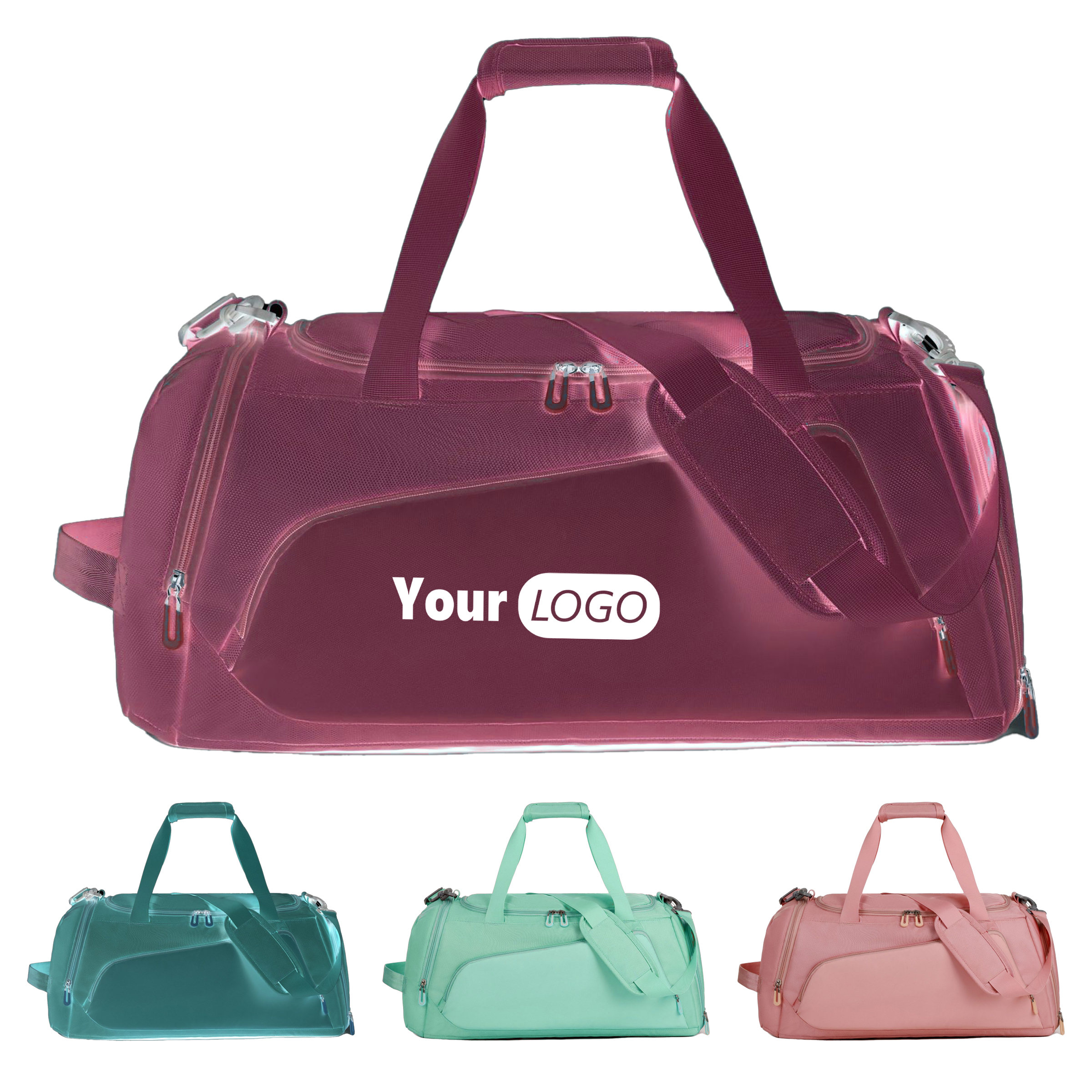 Polyester Large Capacity Dry Wet Separation Travel Bag 3