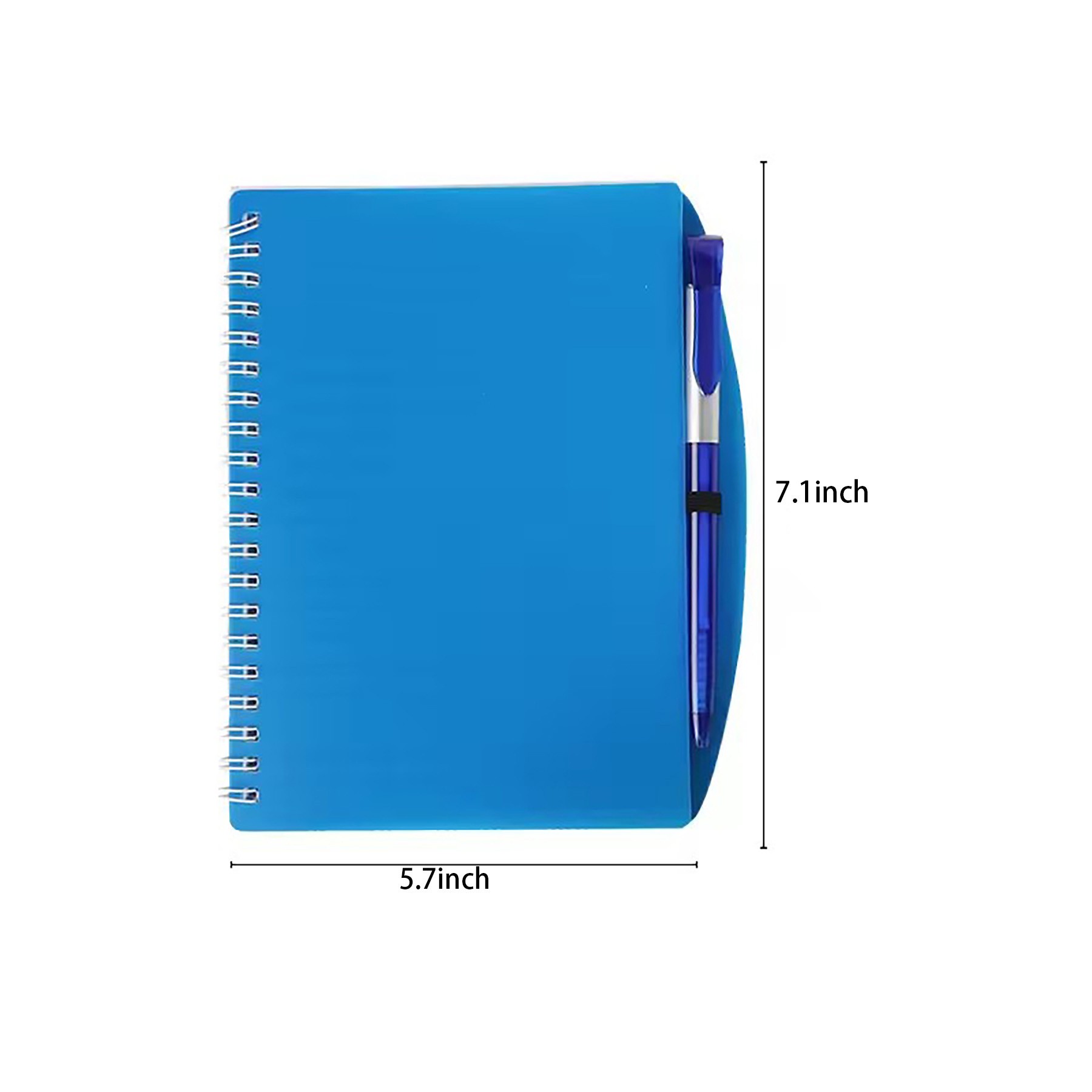 Wave Spiral Notebook and Pen 1