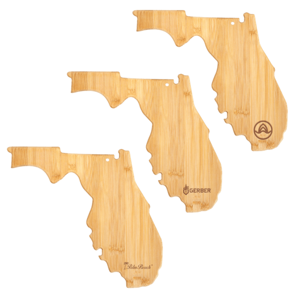 U.S. State Shaped Bamboo Cutting and Serving Boards 427