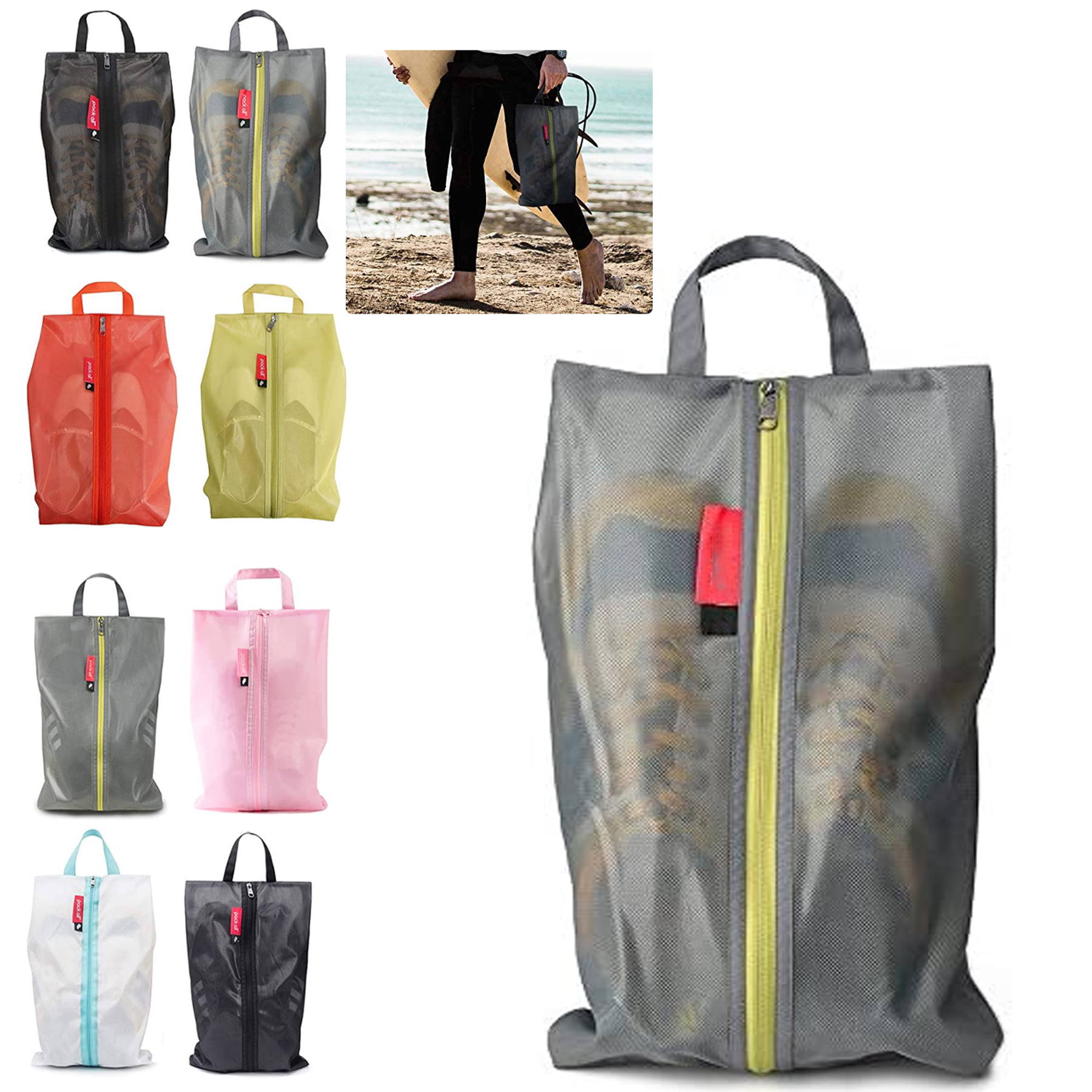 Water Resistant Travel Shoe Bags 2