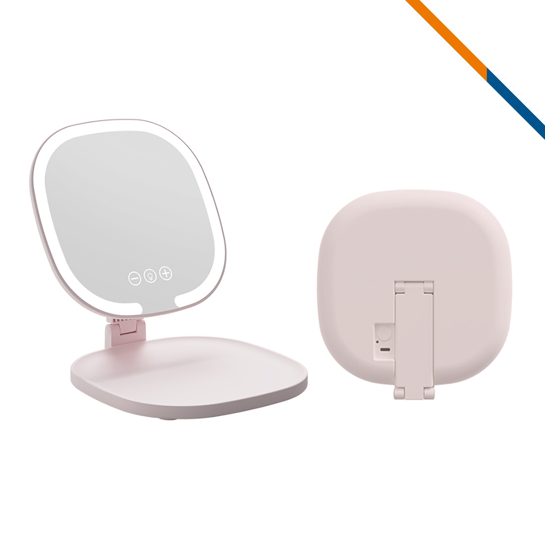 Phillis Desktop Foldable LED Makeup Mirror 6