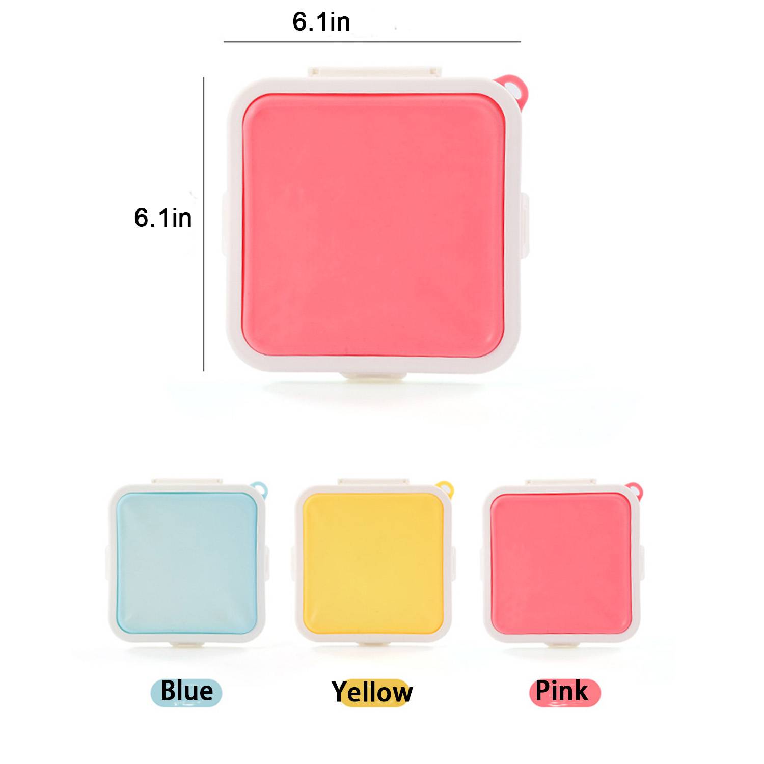 Polypropylene Portable sandwich lunch box 2