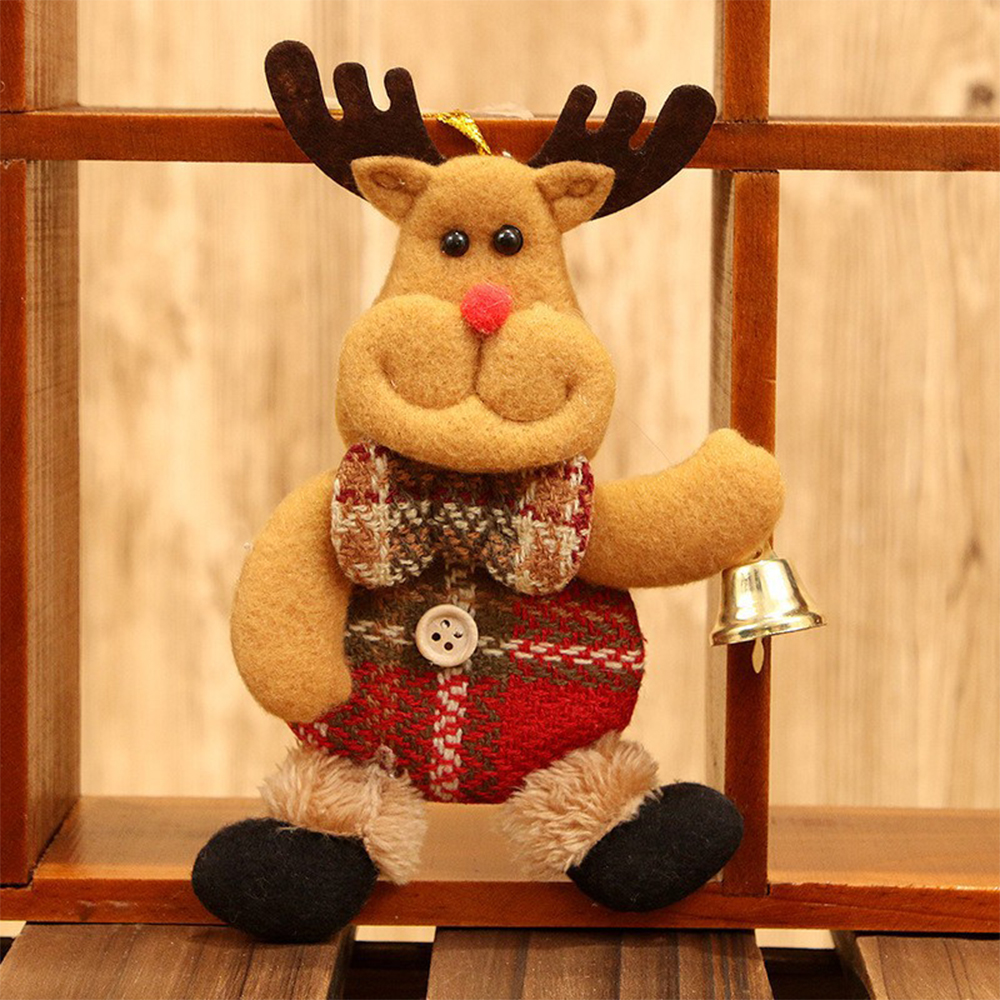 Christmas Santa Claus Bell Doll Pendant 4
