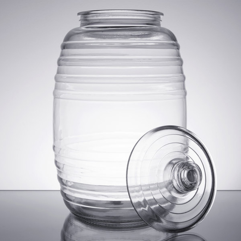 Libbey 9520003 10 Liter Barrel with Lid 8