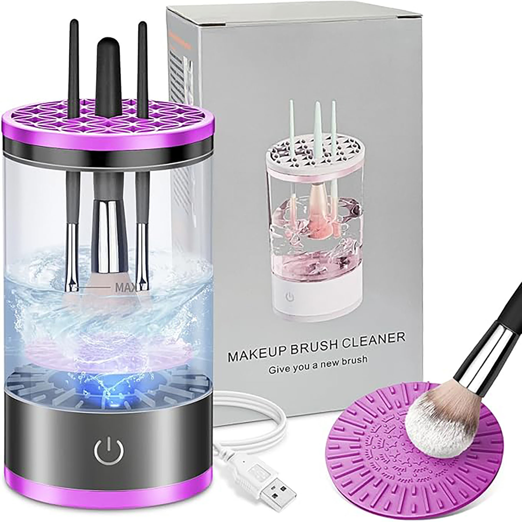 Auto Makeup Brush Cleaner 6