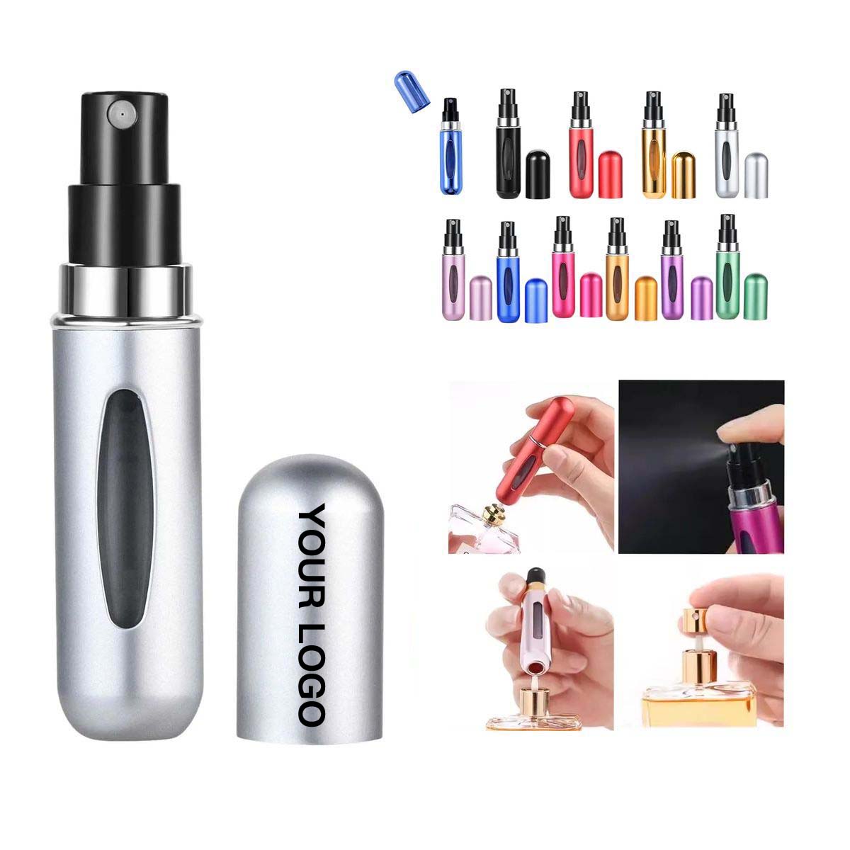 Leak Proof Aluminum Perfume Atomizer for Travel Use 17