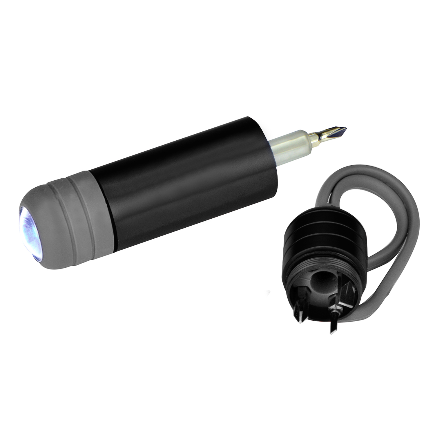Silicone Strap Flashlight Screwdriver 5