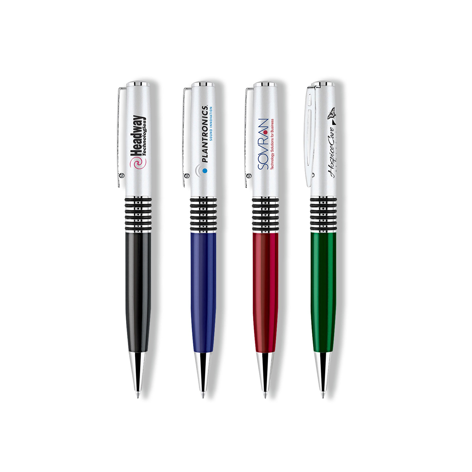 Satin Chrome Ballpoint Twist Metal Pen 8
