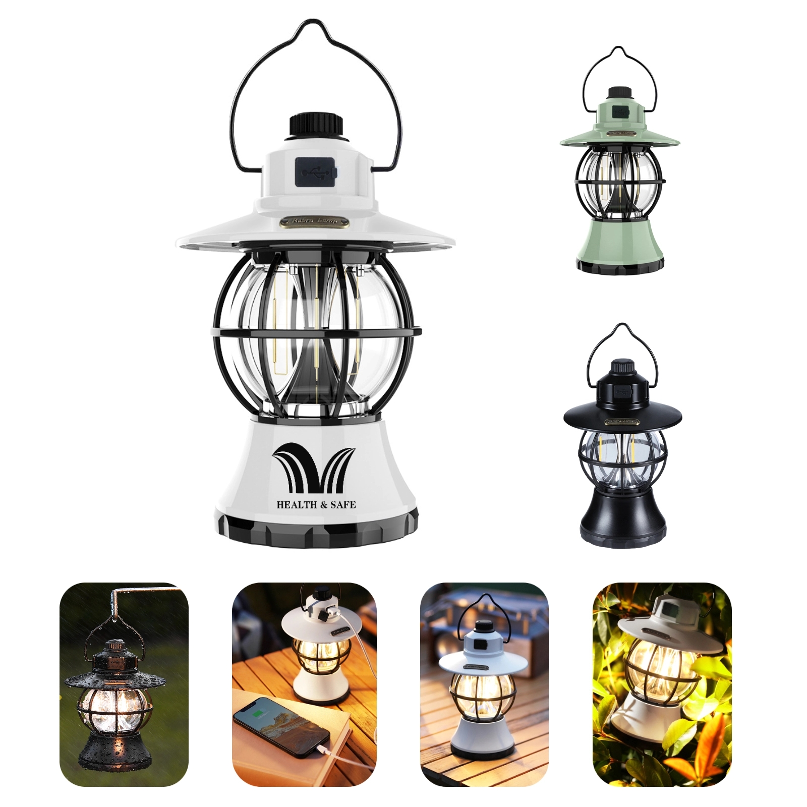 Outdoor Retro Horse Lantern 2