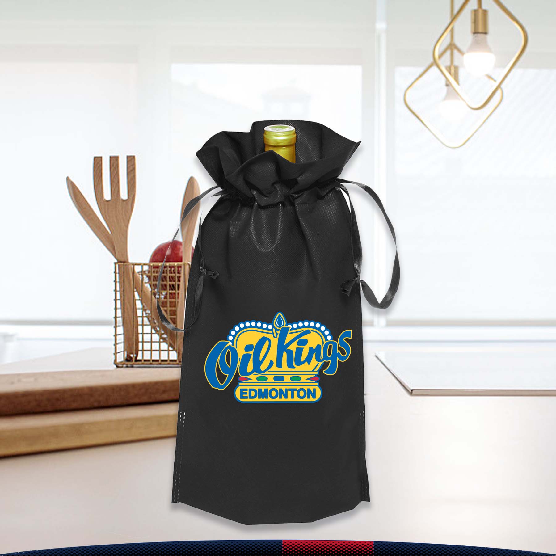 Oriver Wine Bottle Drawstring Bag 4
