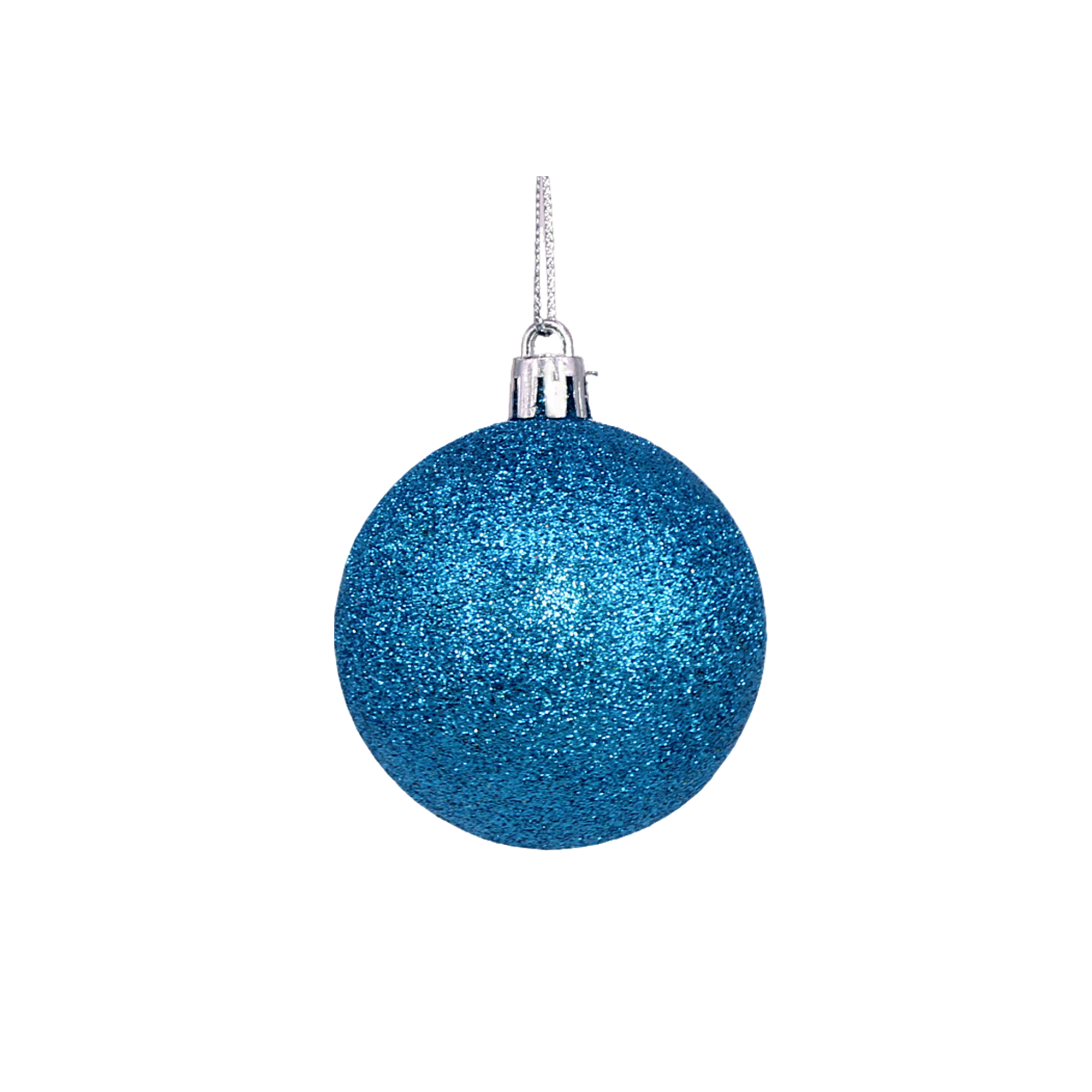 Plastic Ornament Ball With Aluminum Plate 3.2" Diameter 16