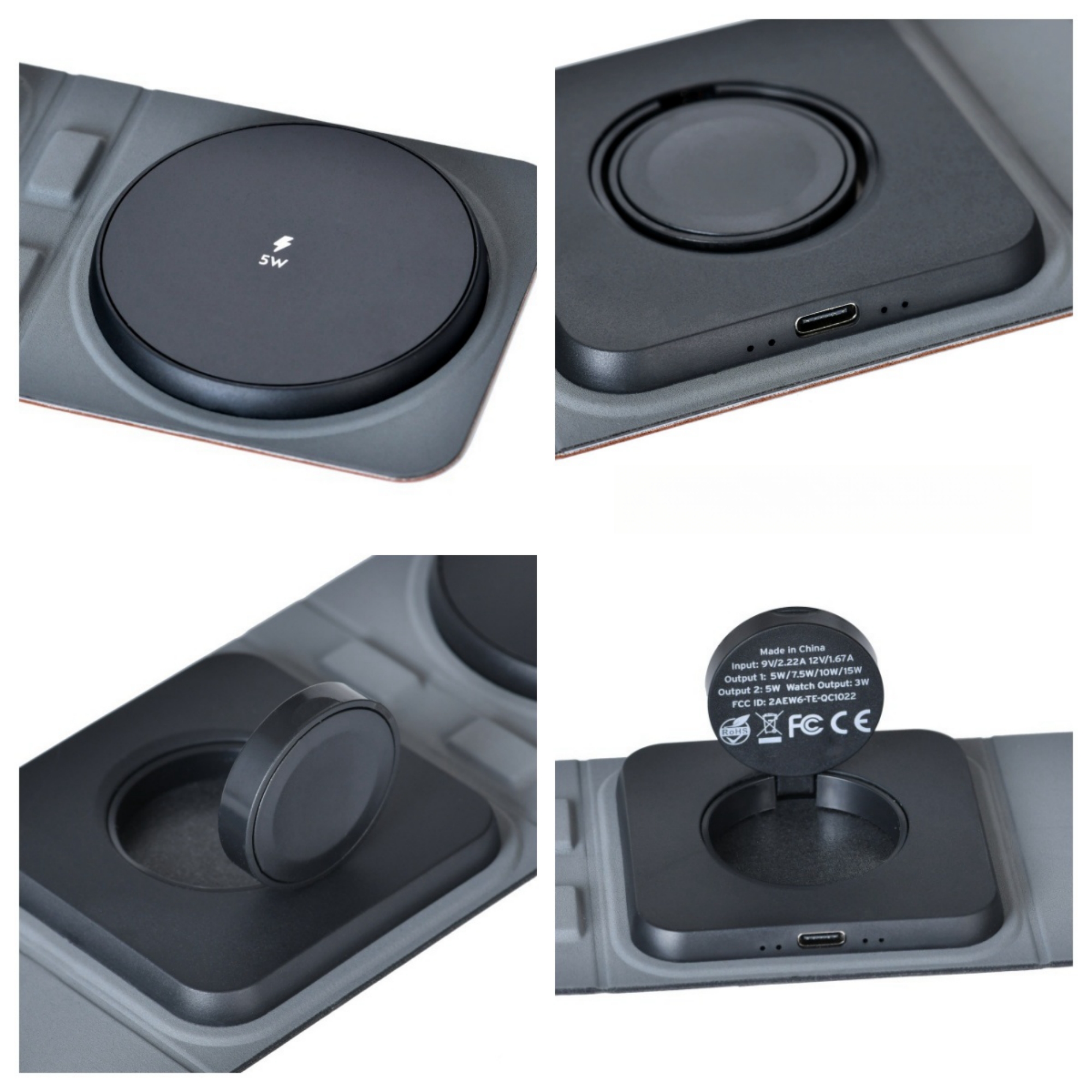 3 In 1 Foldable Magnetic Wireless Charger Station 5