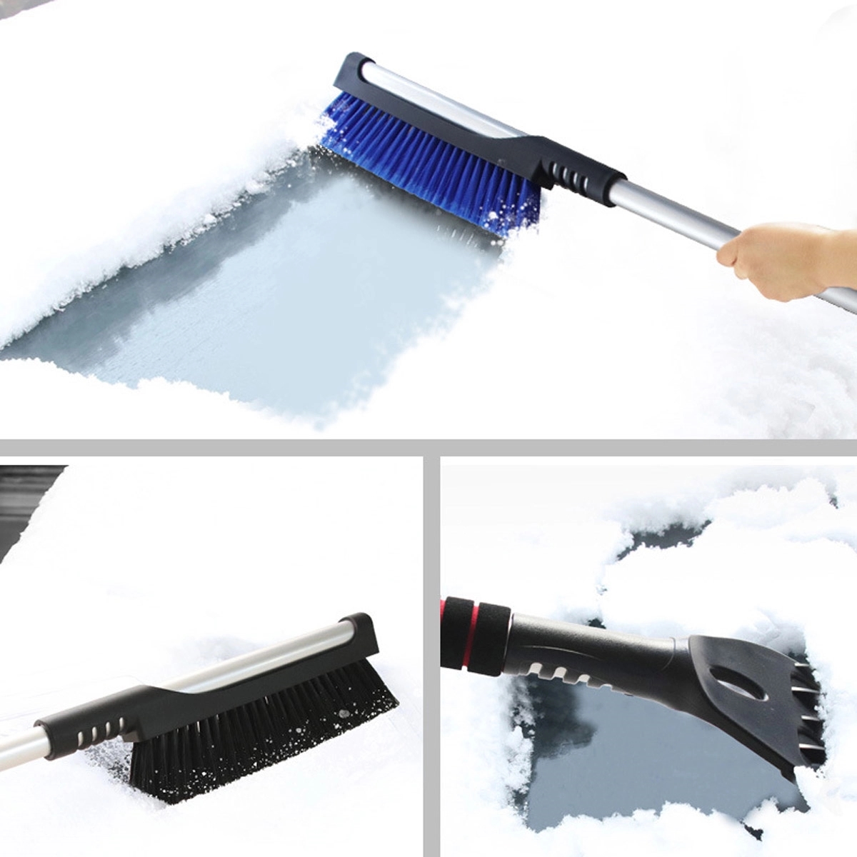 Snow Brush Ice Scraper With Mitten 4