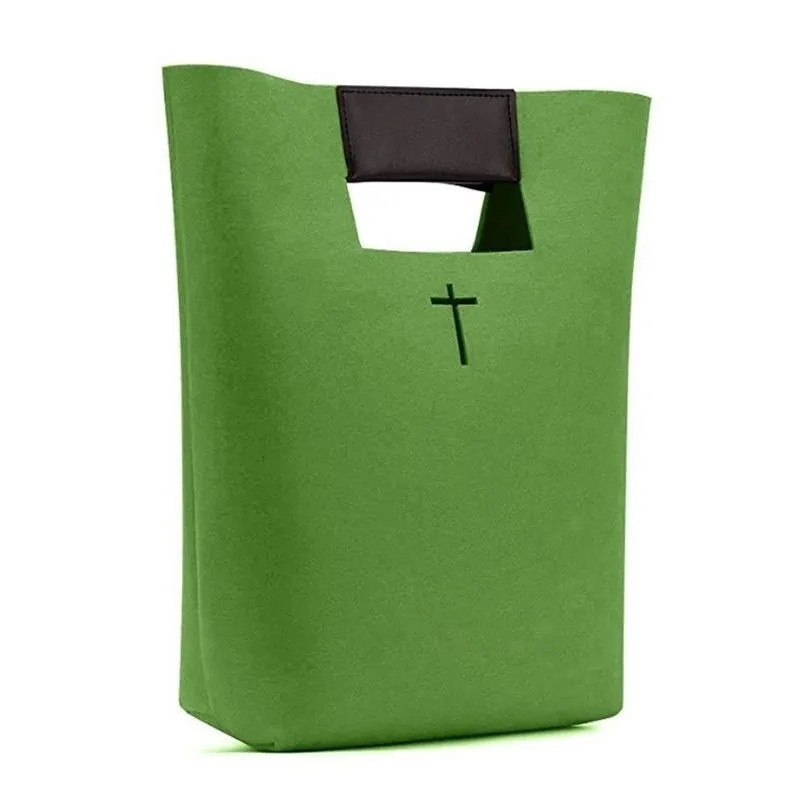 Felt Bible Cover Christian Church Handbags 5