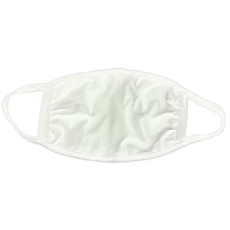 White Reusable Custom Face Mask 3