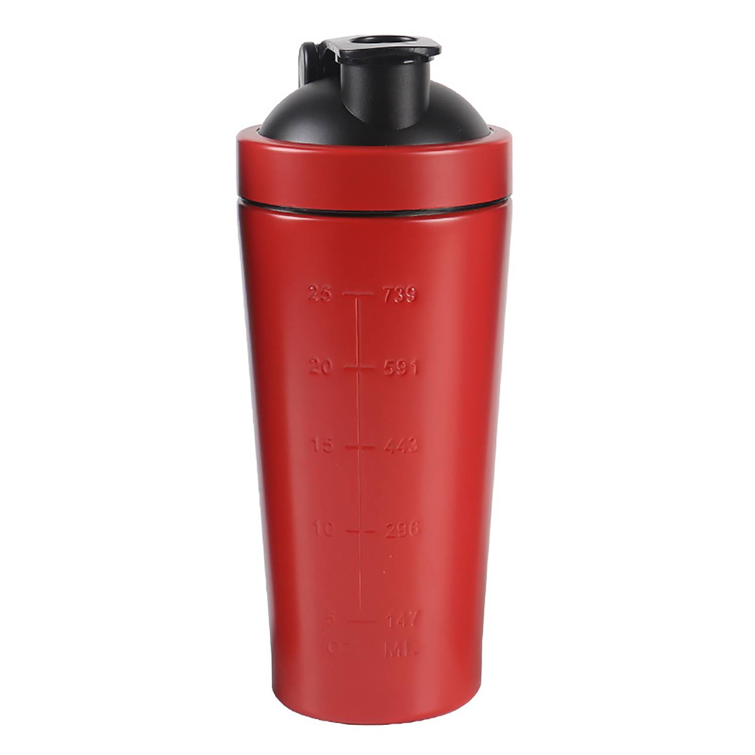 17oz Stainless Steel Shaker Bottle w/ Scale 7