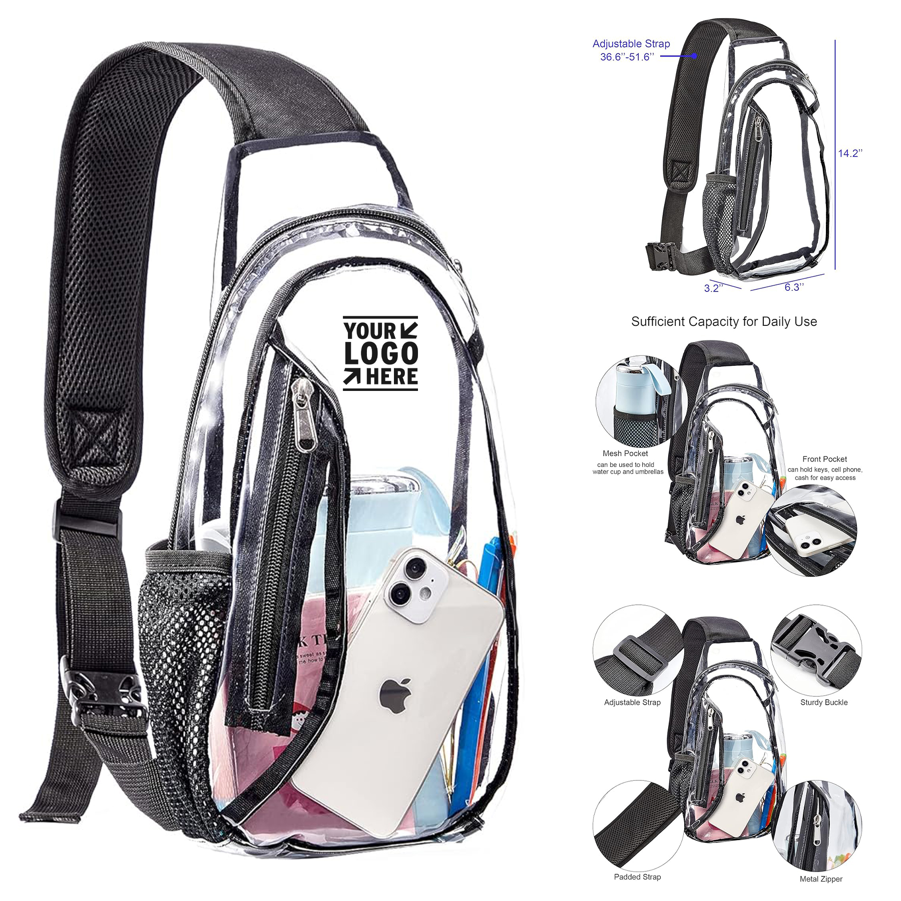 Clear Sling Bag