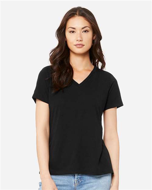 Women's Relaxed Triblend V-Neck Tee - 6415 13