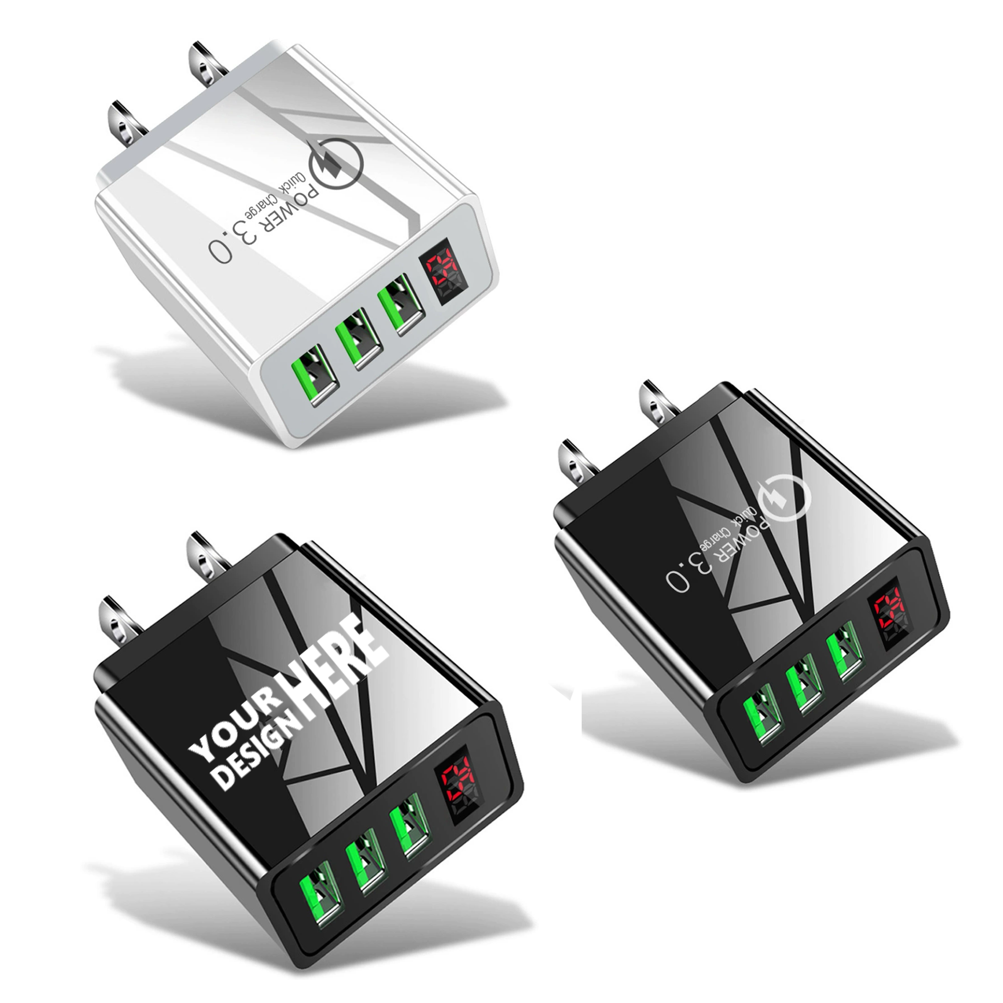 3USB Digital Dsplay Charging Head 2