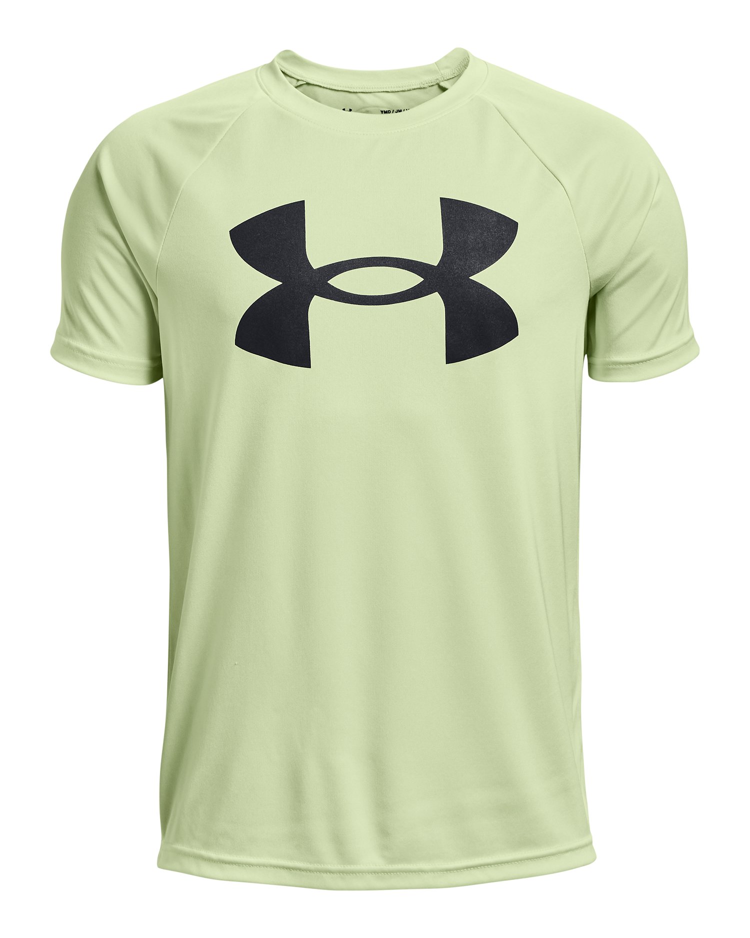 UA Tech Big Logo Boys' Short Sleeve 10