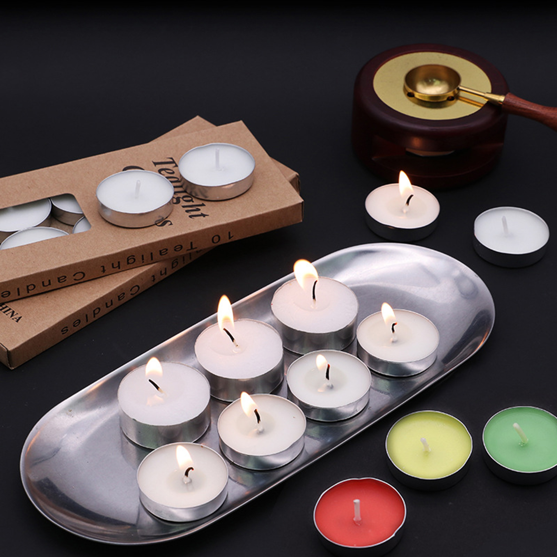 Lights Candles In Can 6