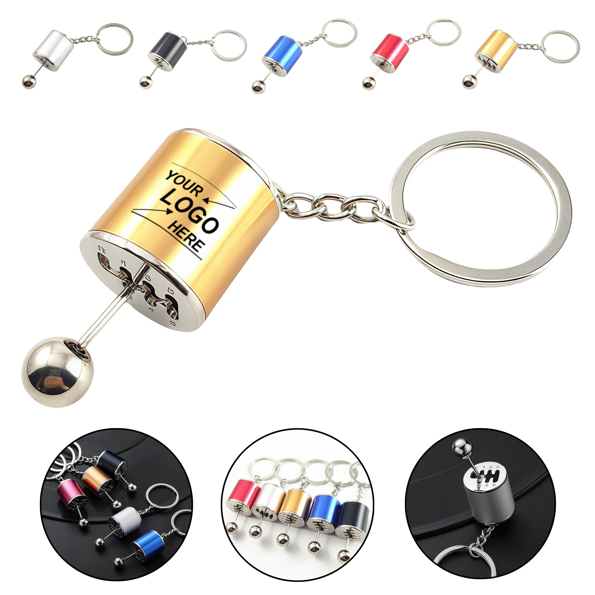 Mini Car Manual Gear Shift Keychain - Stress Relief Toy 7