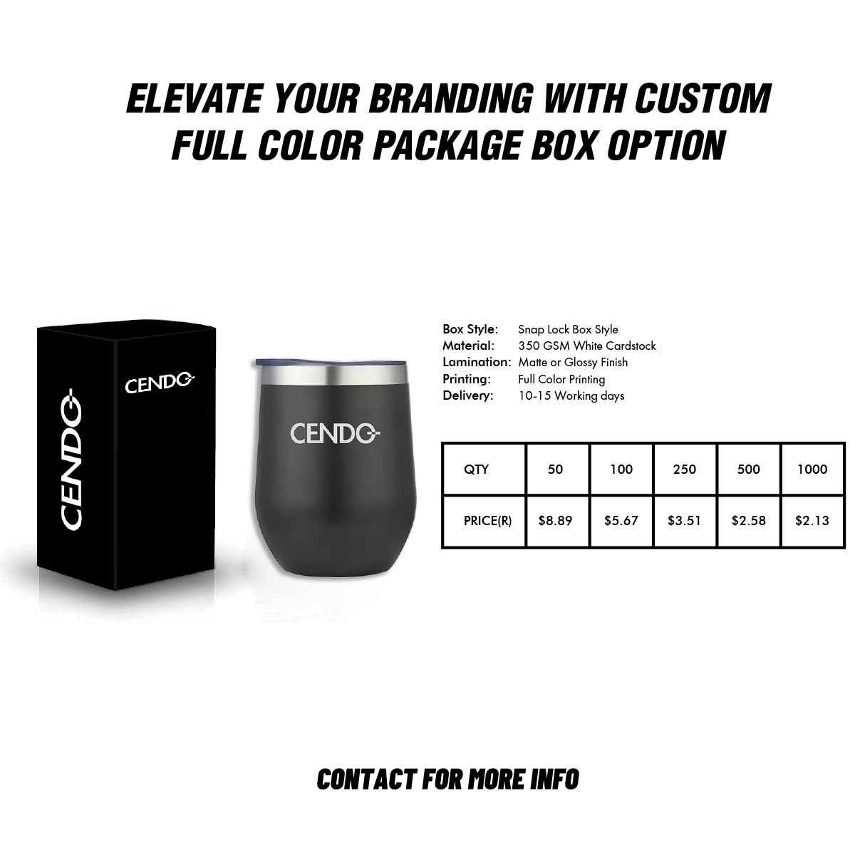 ArticFire 12oz Double Wall Stainless Steel Vacuum Wine Cup 2