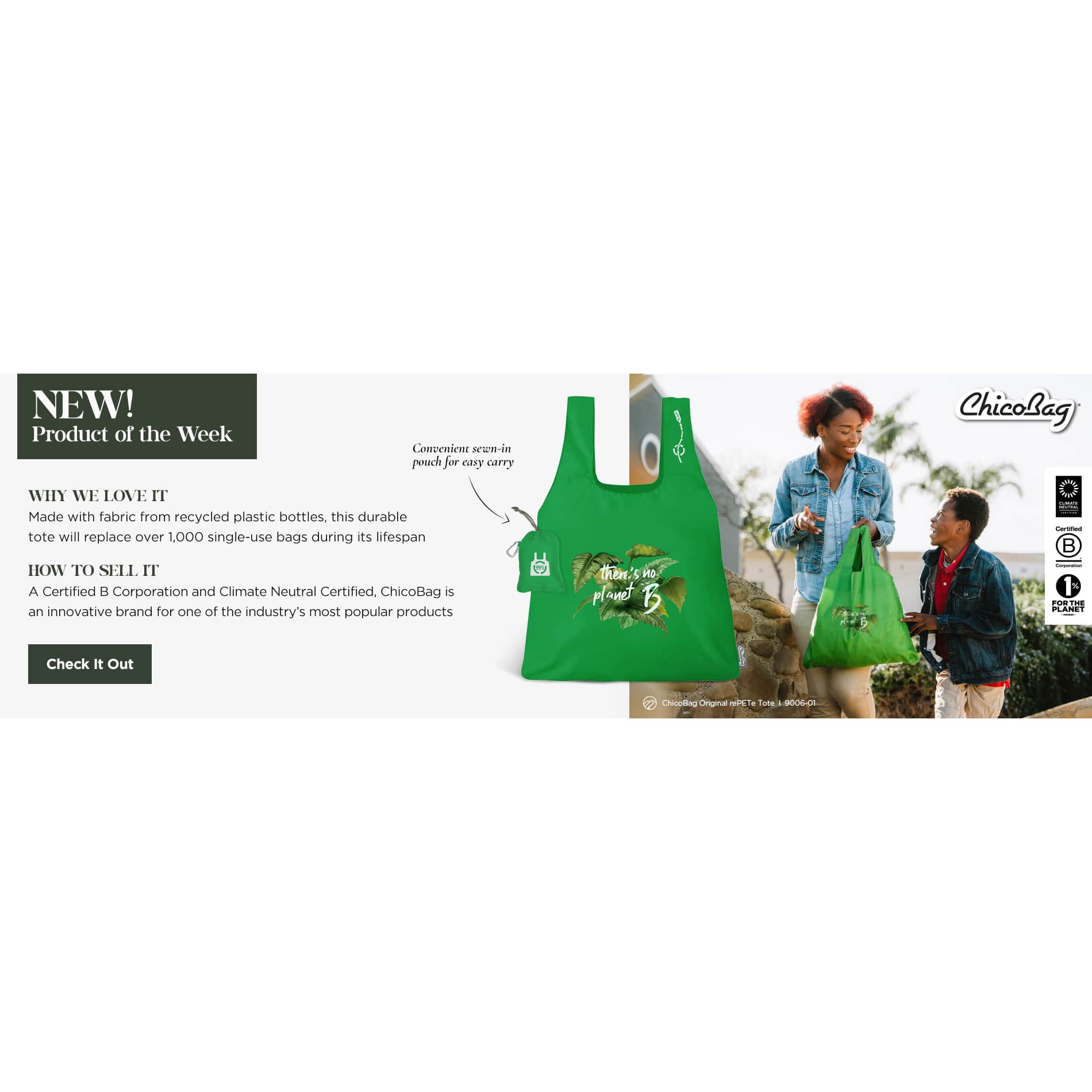 ChicoBag Original rePETe Tote 47