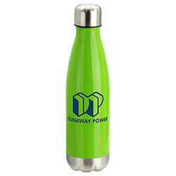 Prism 17 oz Vacuum Insulated Stainless Steel Bottle, custom water bottle with logo imprint 16