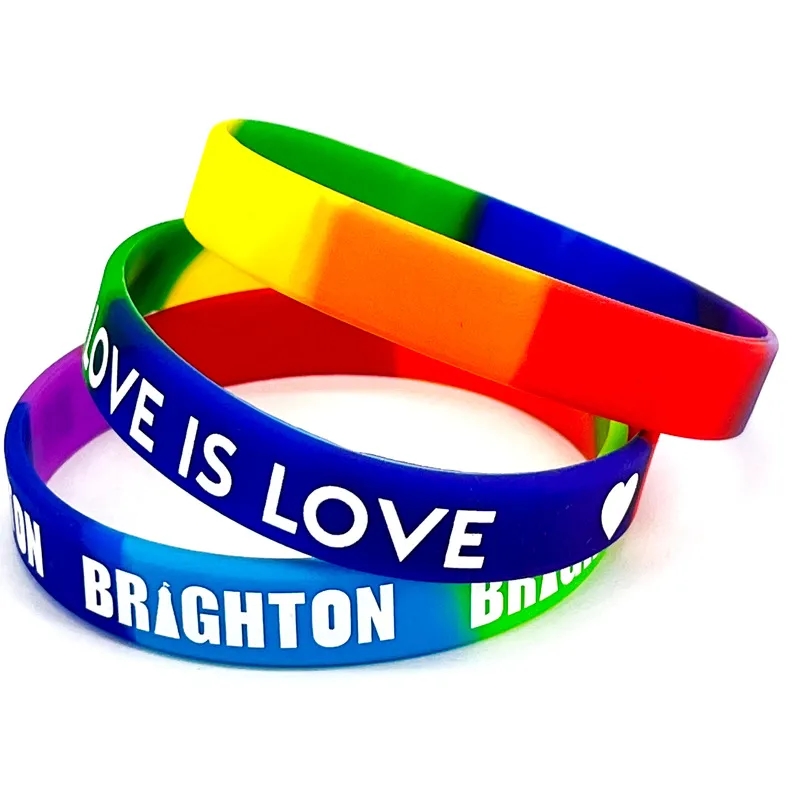Rainbow Silicone Bracelet 2