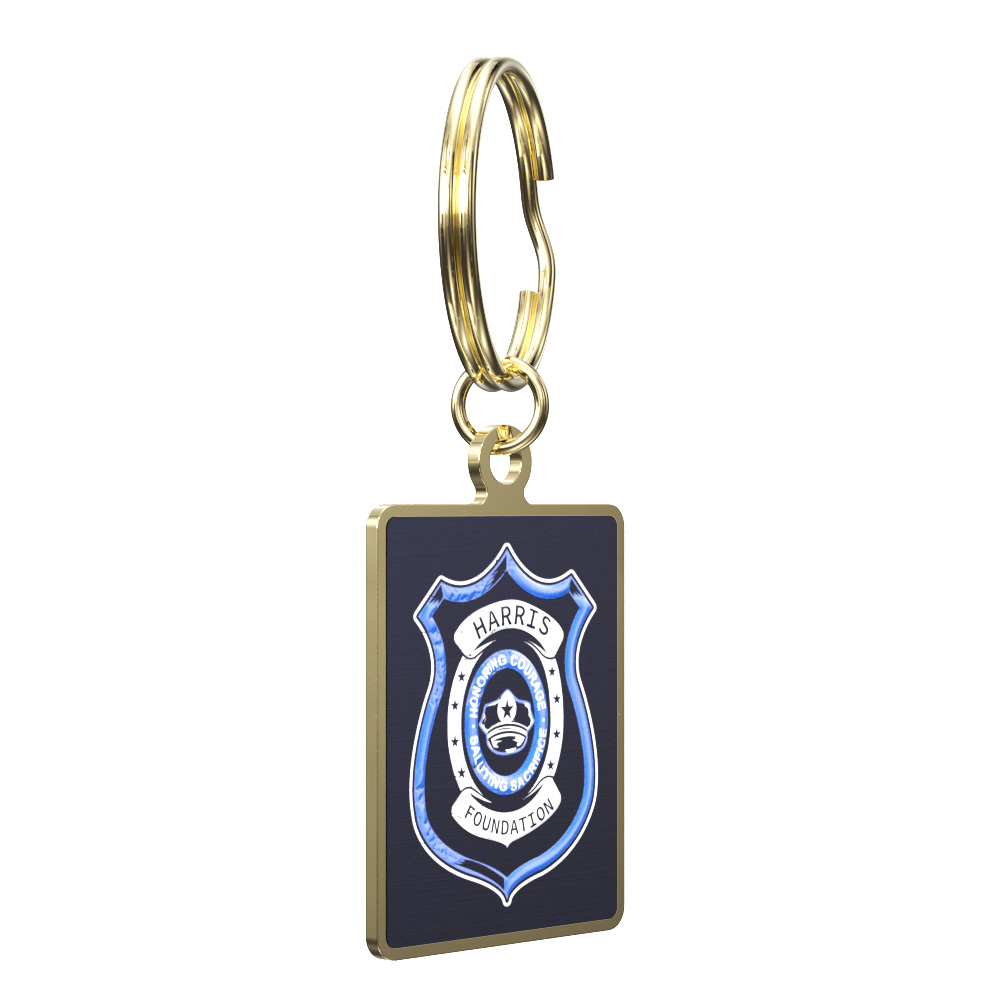 Vibraprint® Bright Rectangle Key Tag (1-1/8" x 1-1/2") 4