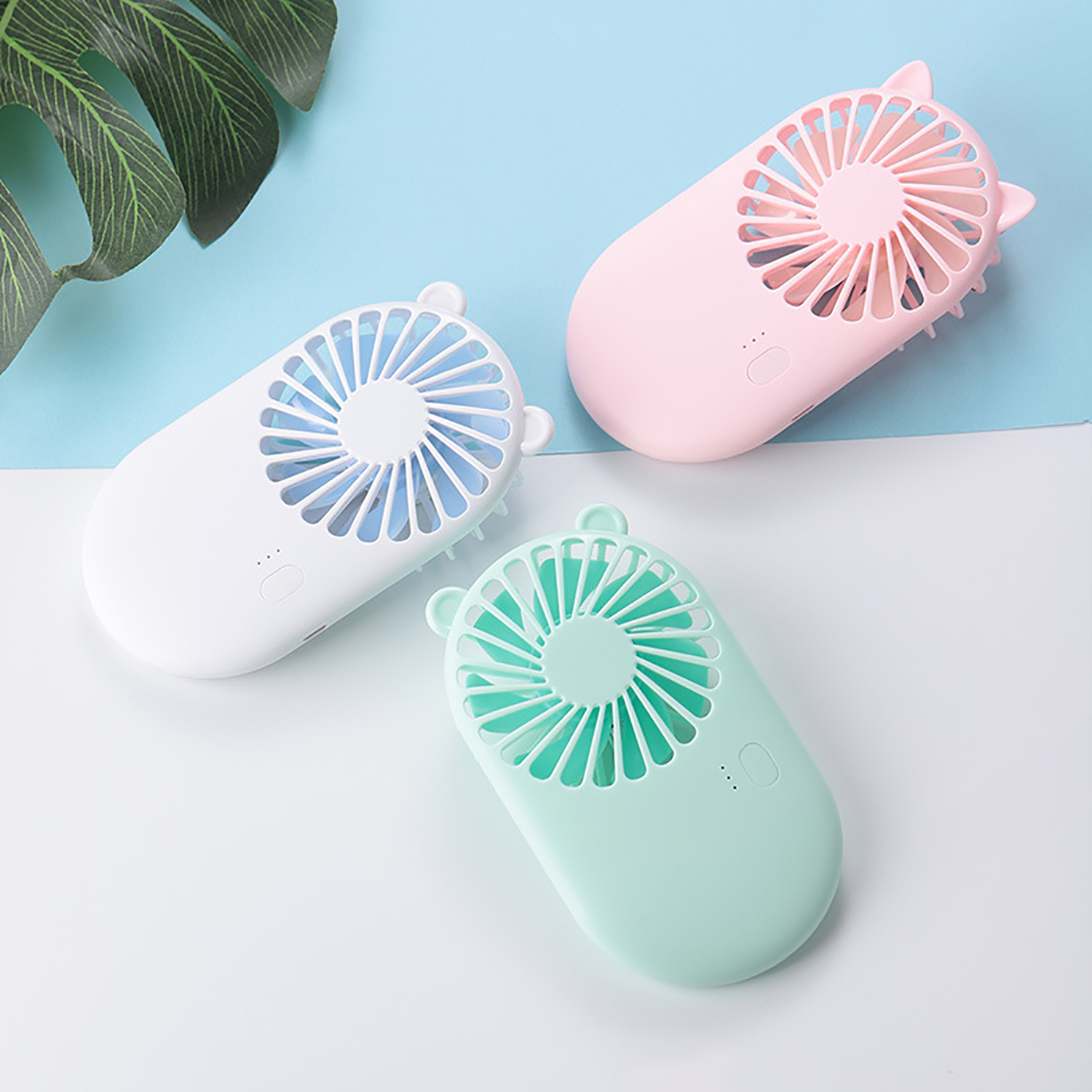 USB Rechargeable Handheld Fan with Full Color Imprint 3