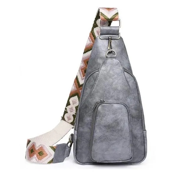 Stylish Custom Vegan Leather Sling Bag 3