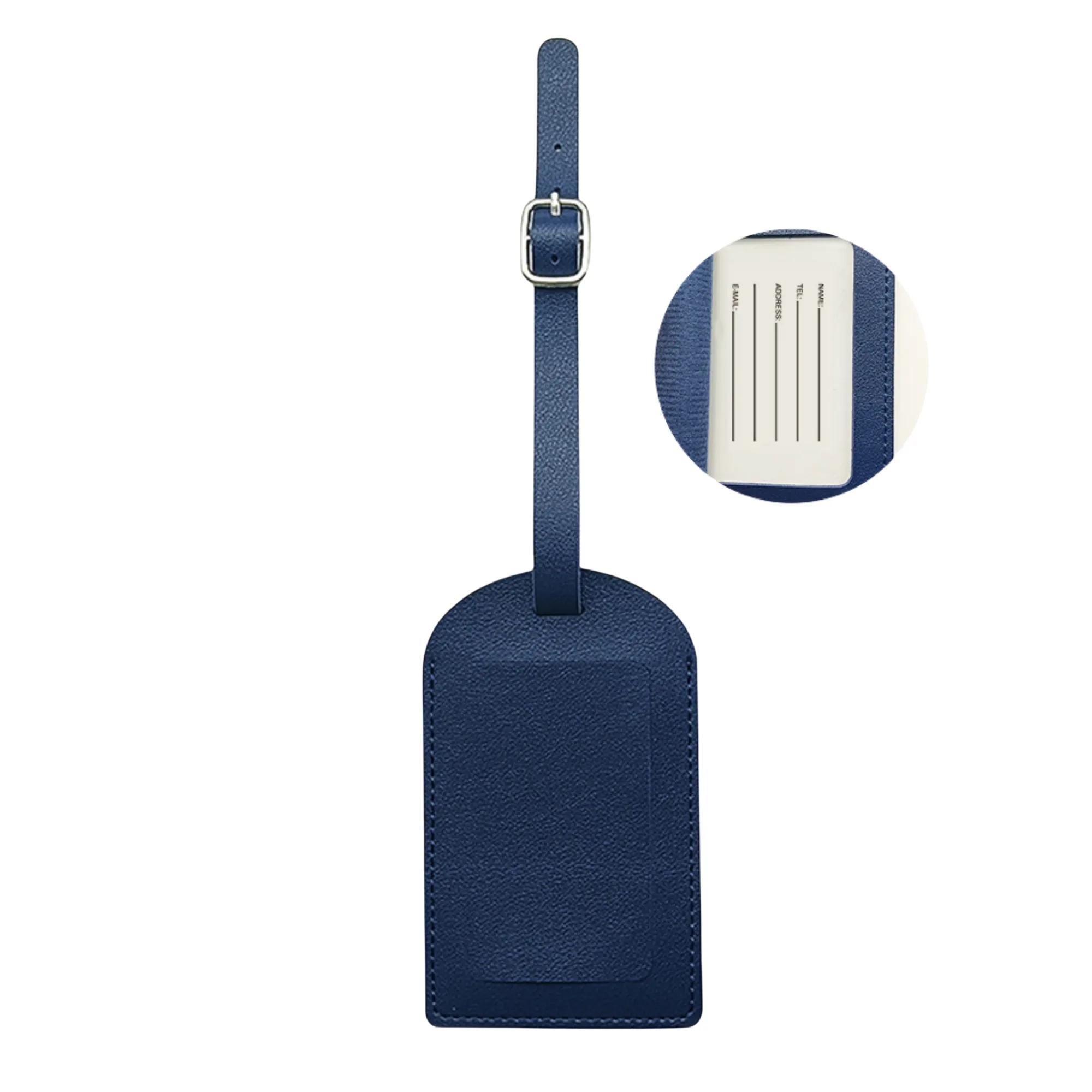 Dual Flip Multifunctional Thickened PU Luggage Tag 24