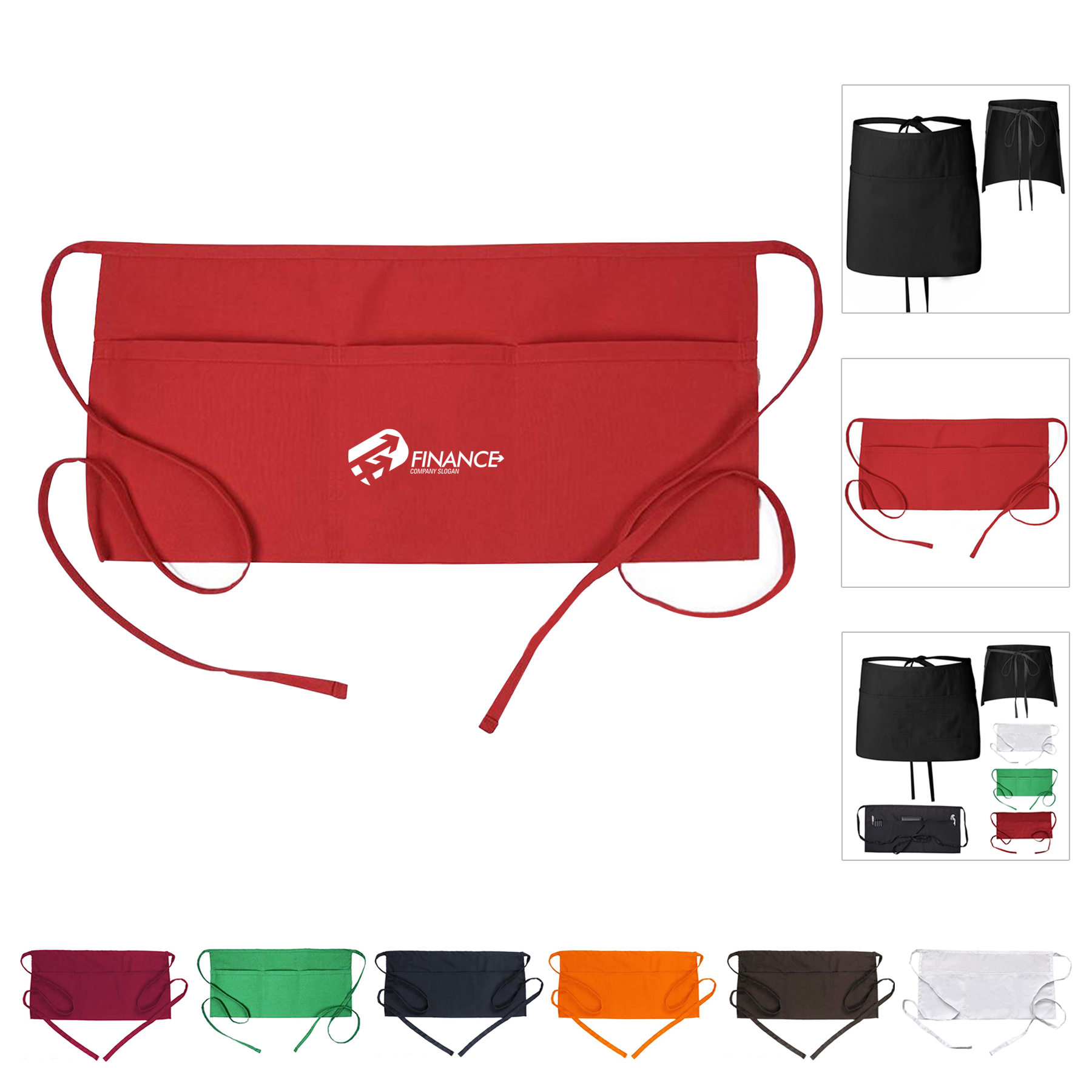 3-Pocket Waist Apron 1