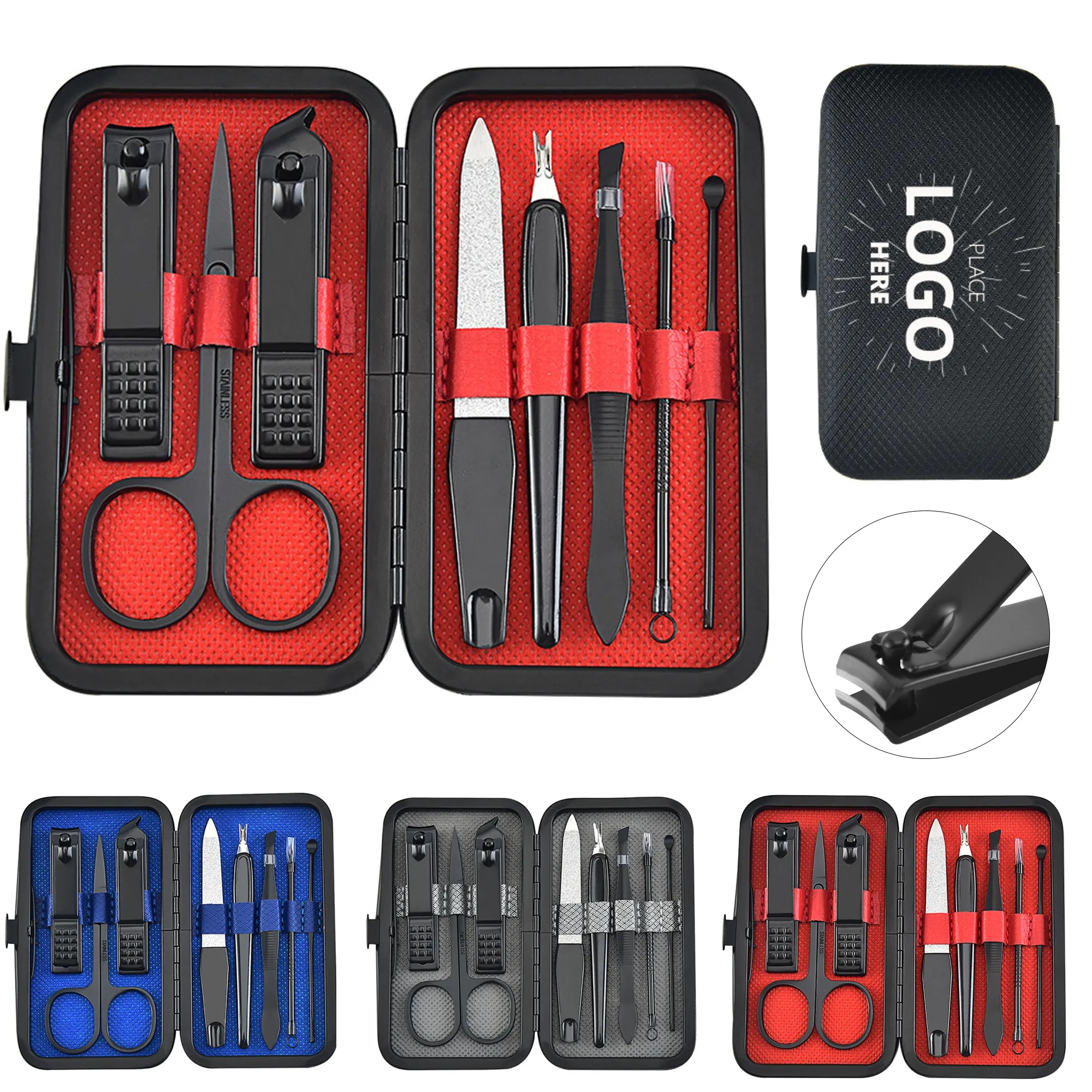 8 in 1 Manicure Set Nail Clippers Kit 4
