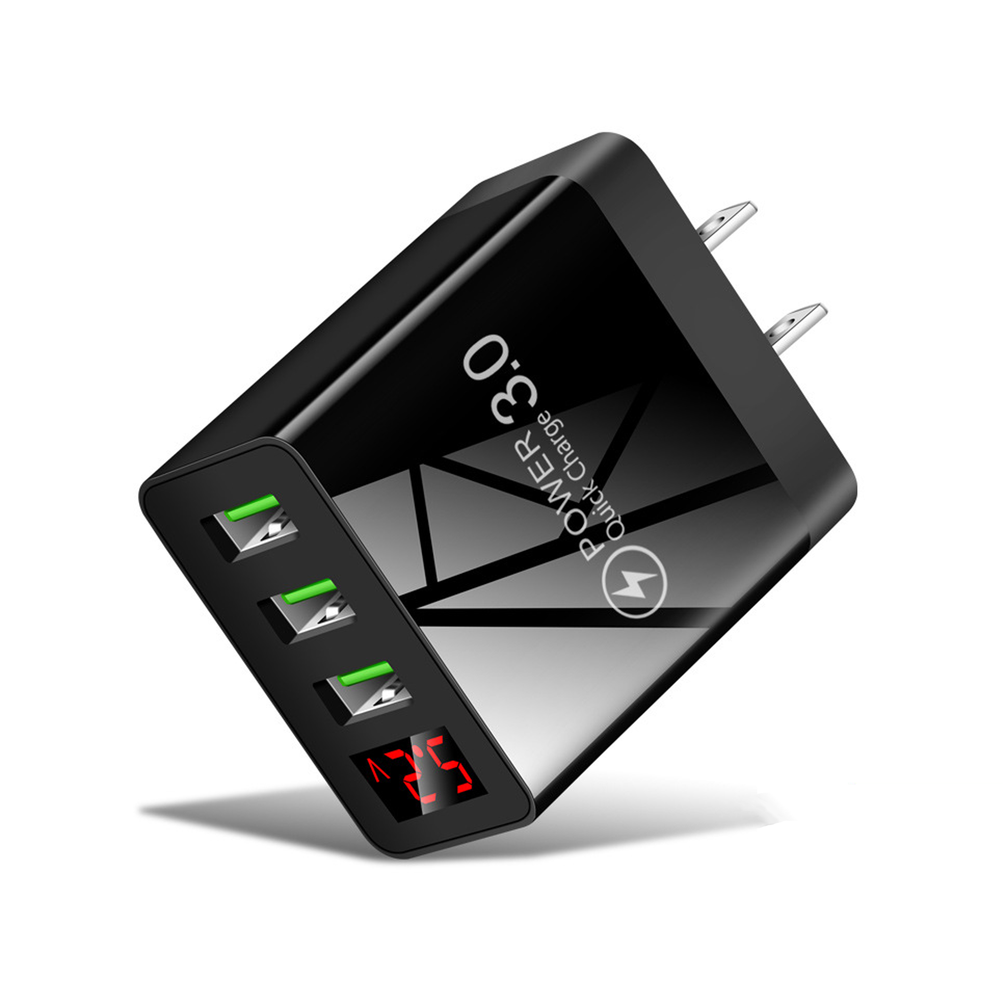 Digital Display 3USB Charging Head 2