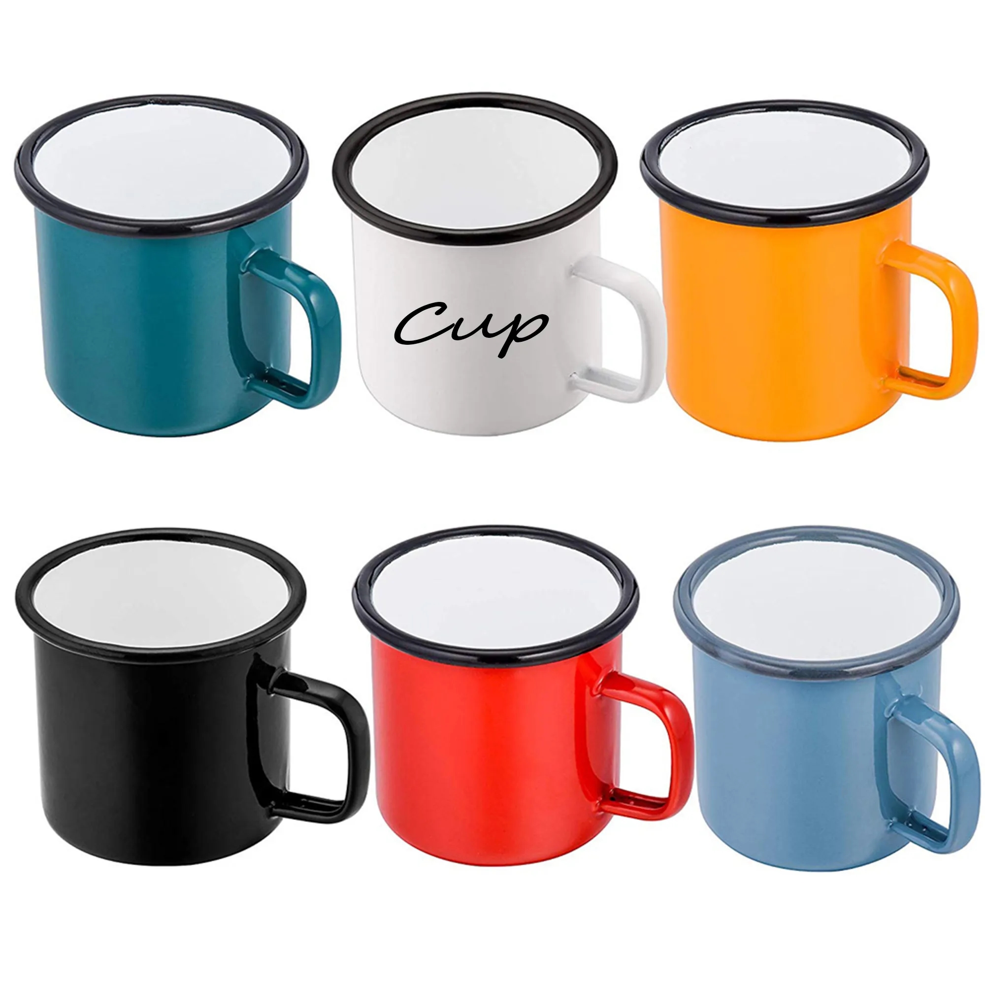 12oz Enamel Water Bottle