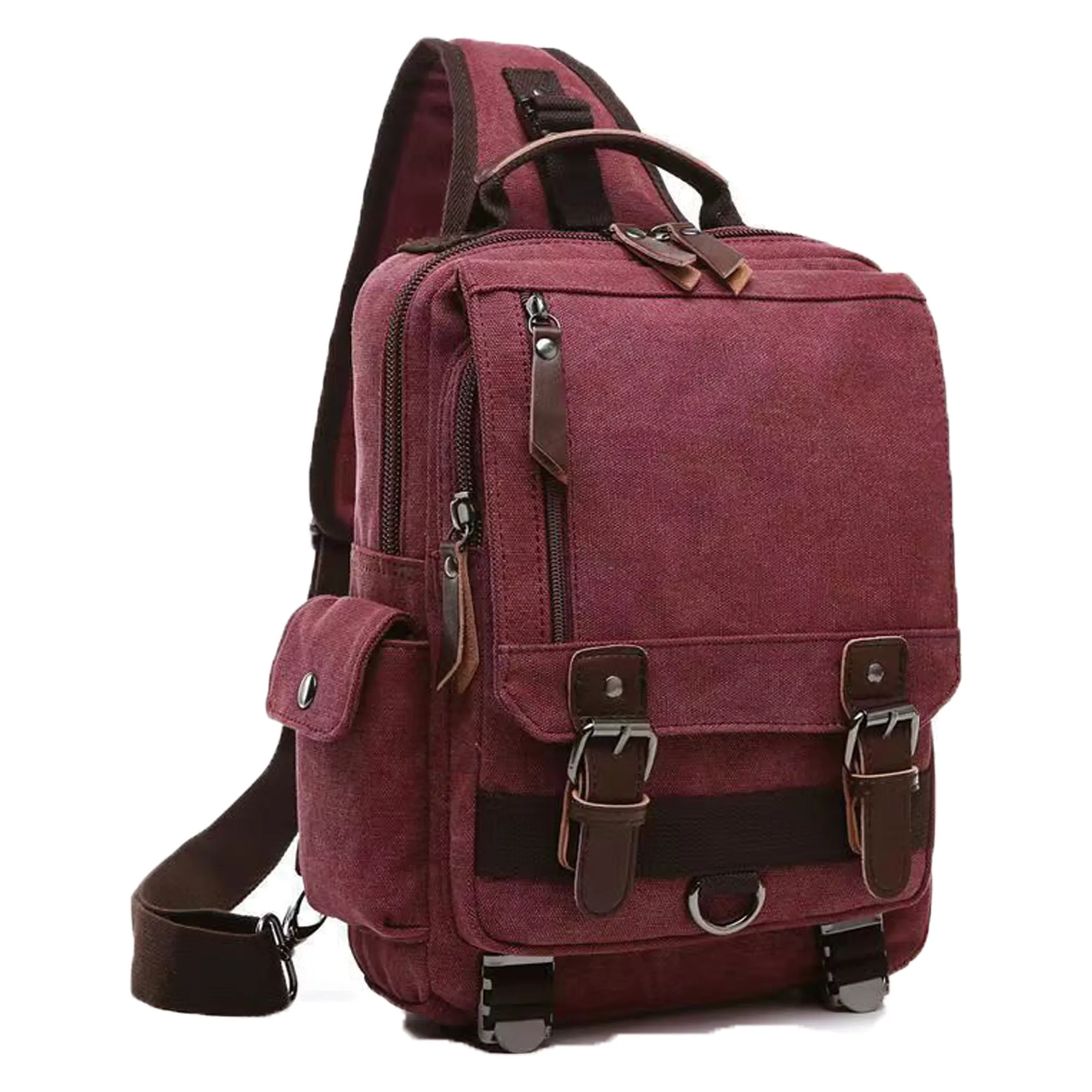 Canvas Messenger Backpack 2