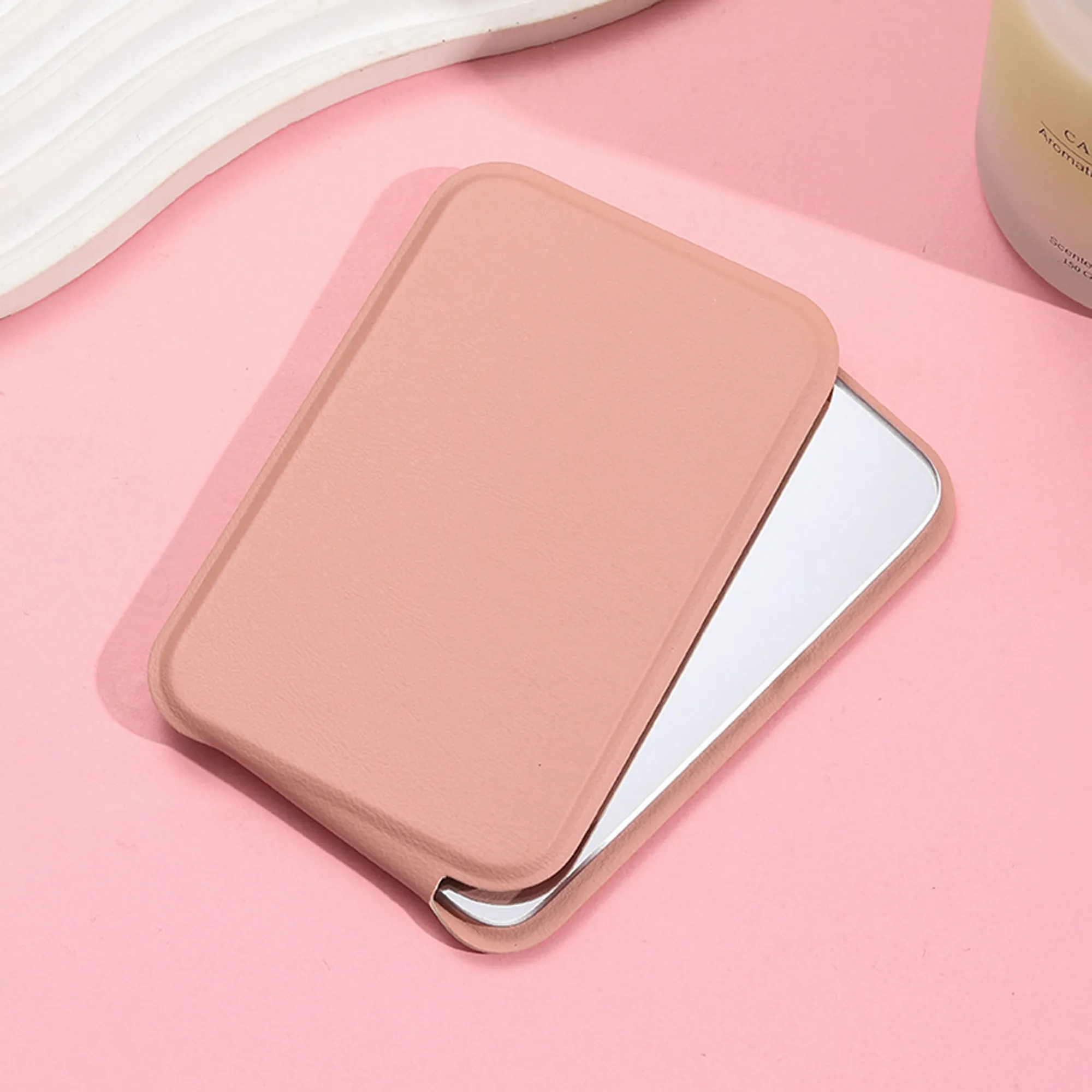 Custom Logo Folding Compact Mirror 4