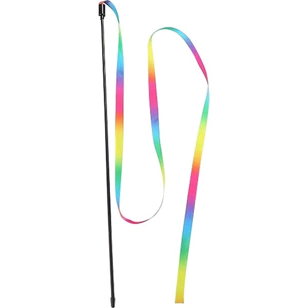 Cat Rainbow Wand String Teaser Toys 1