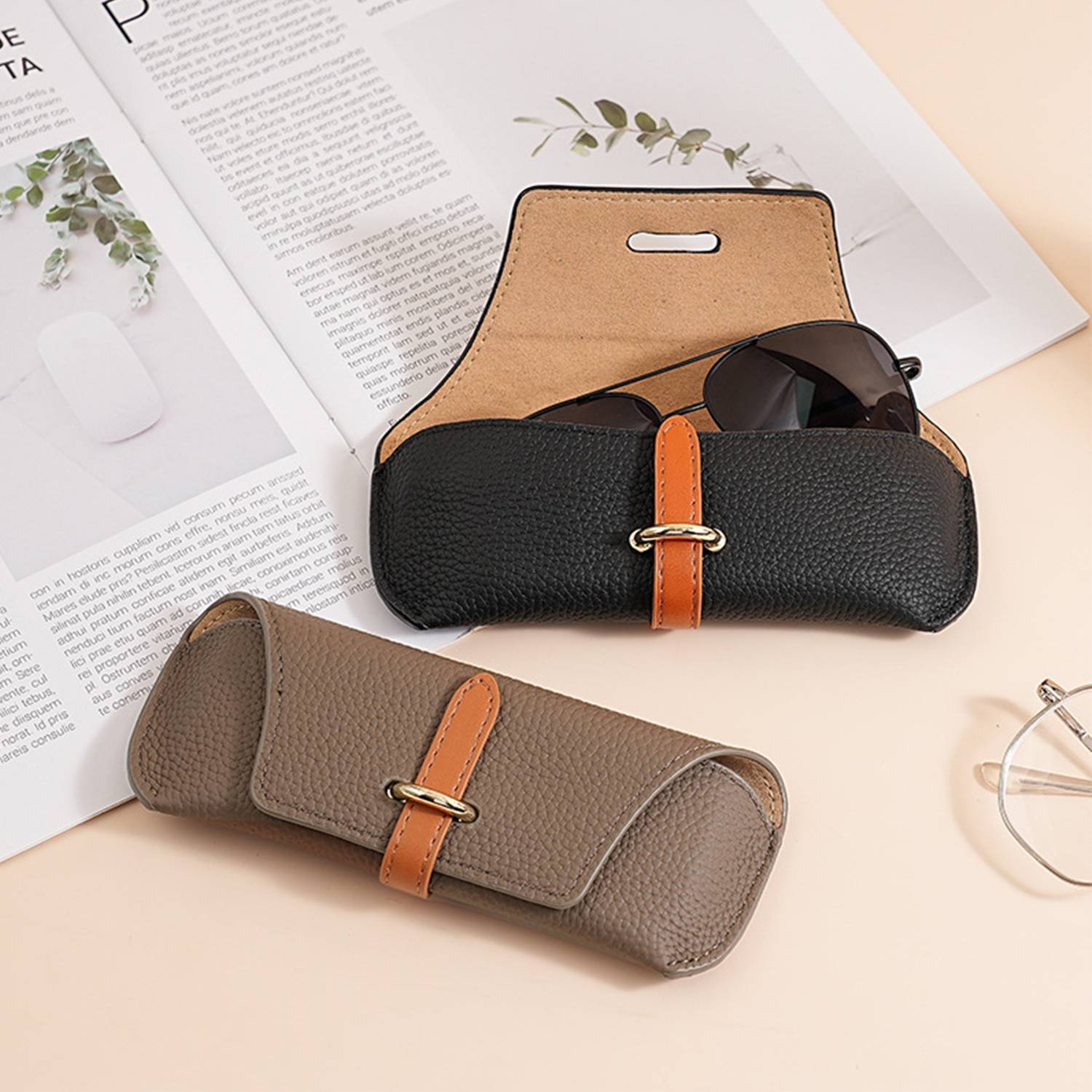 PU Leather Glasses Storage Case 4
