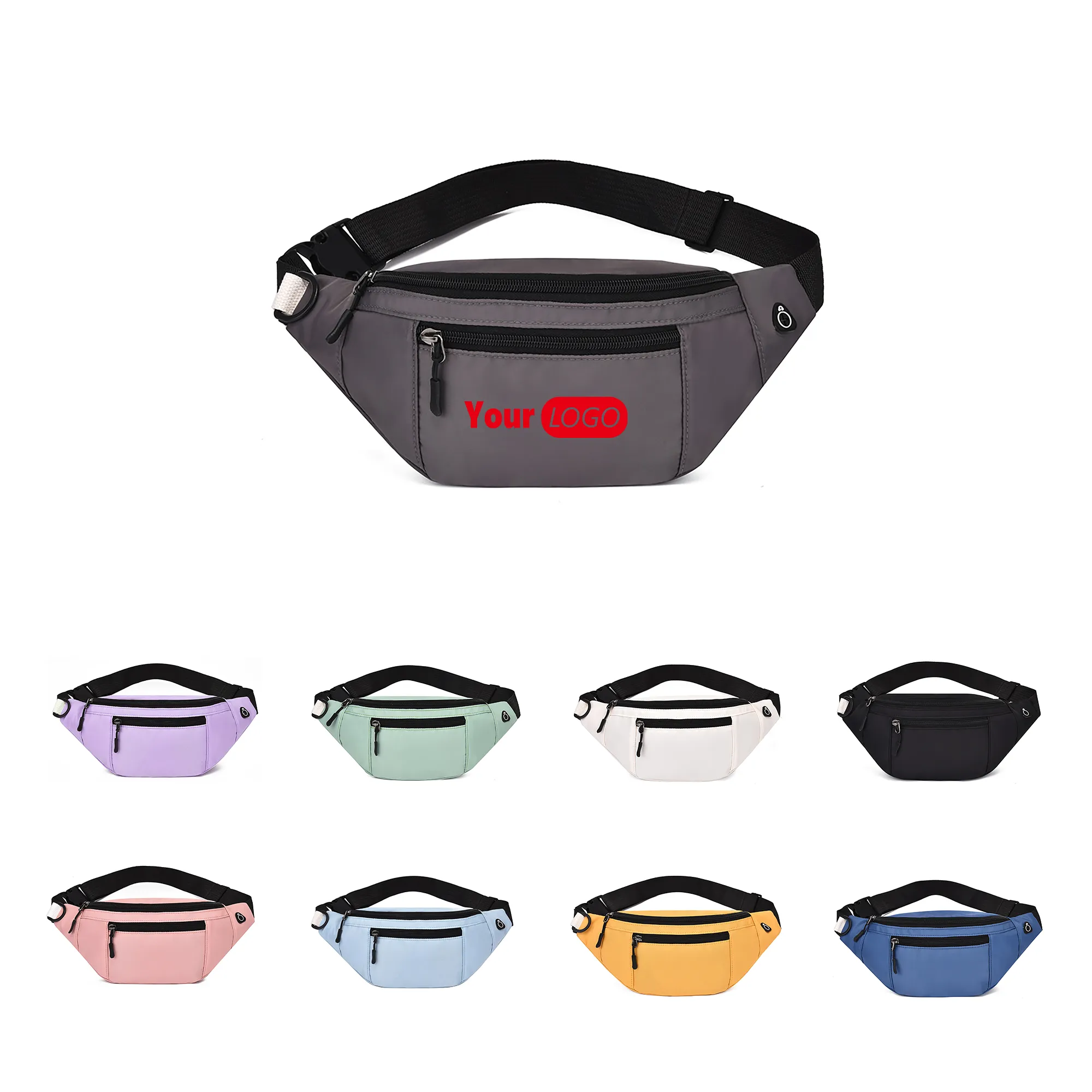 Customized Rainbow Lightweight Sports Waist Pack 9