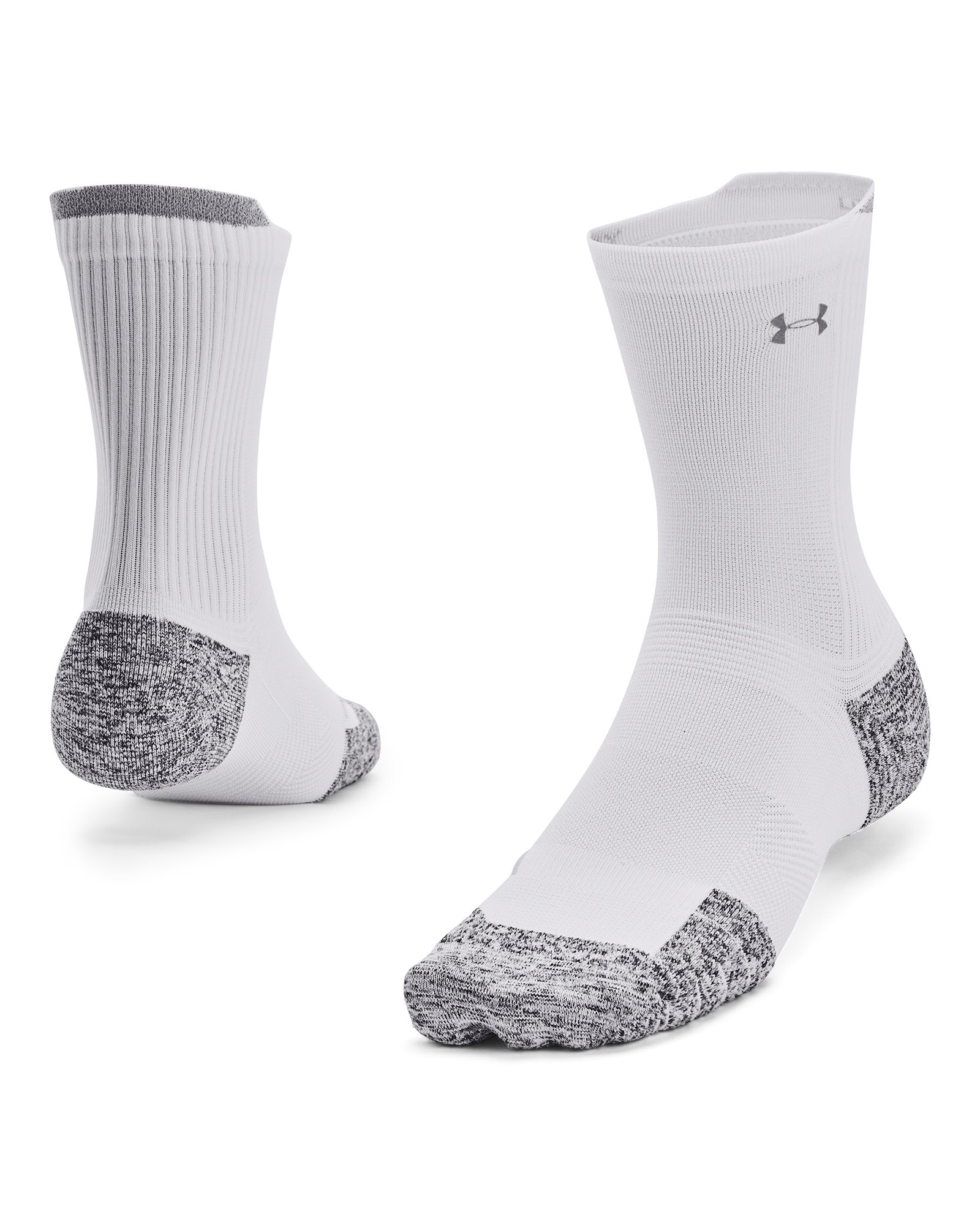 UA ArmourDry Run Cushion Unisex Mid-Crew Socks 6