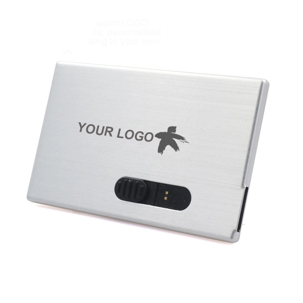 Custom Metal Slide USB Memory Cards 3