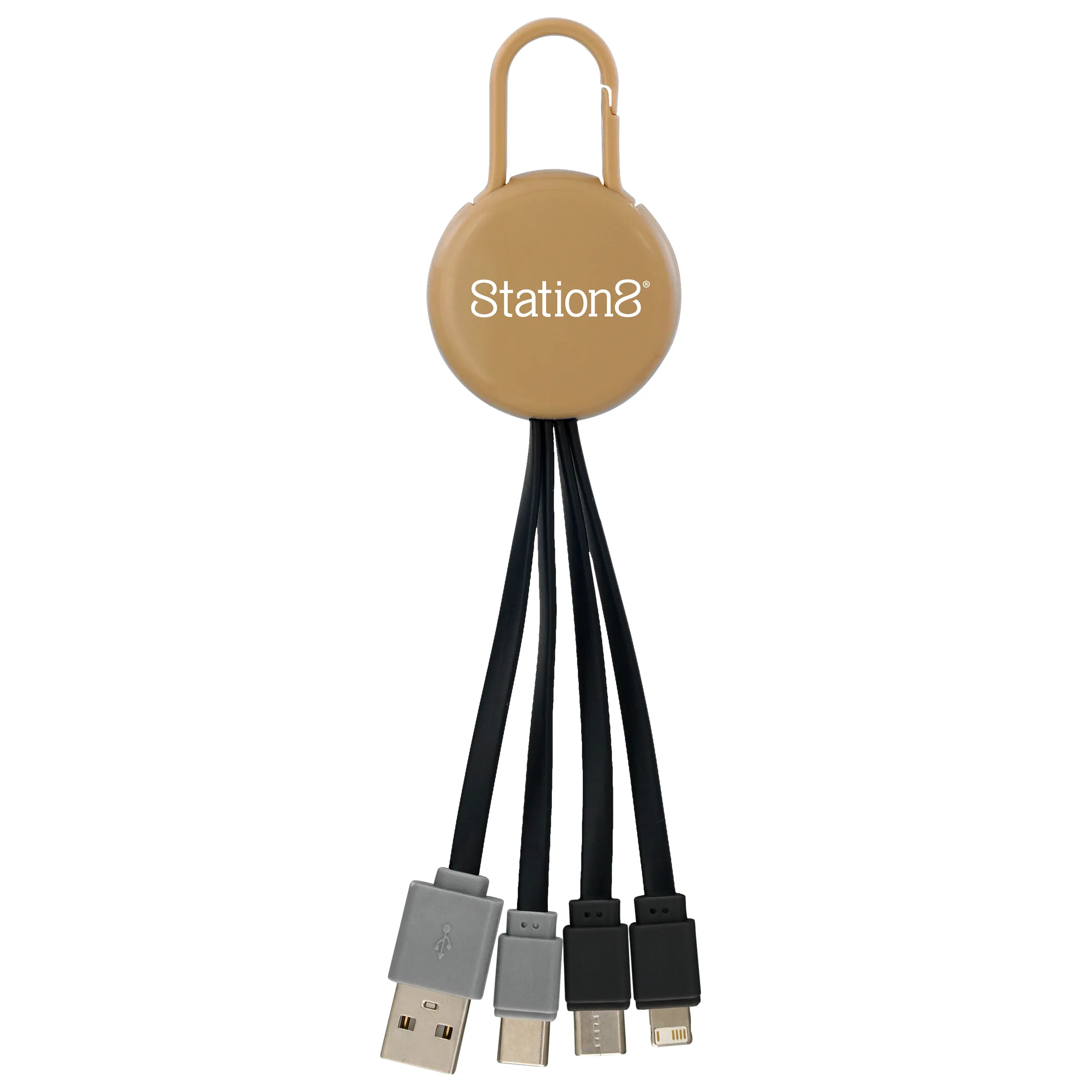 COLORFUL CLIP DUAL INPUT 3 IN 1 CHARGING CABLE 2